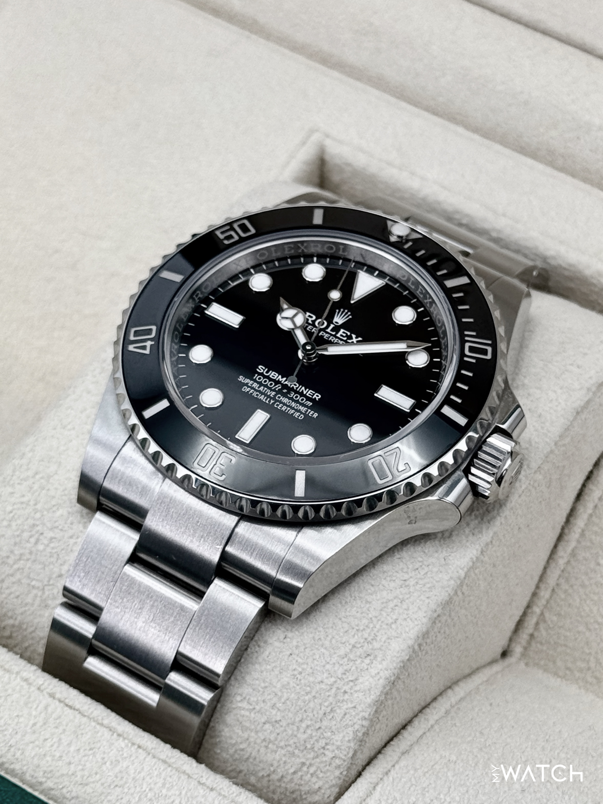 2024 Rolex Submariner 41mm 124060 Stainless Steel Black Dial - MyWatchLLC