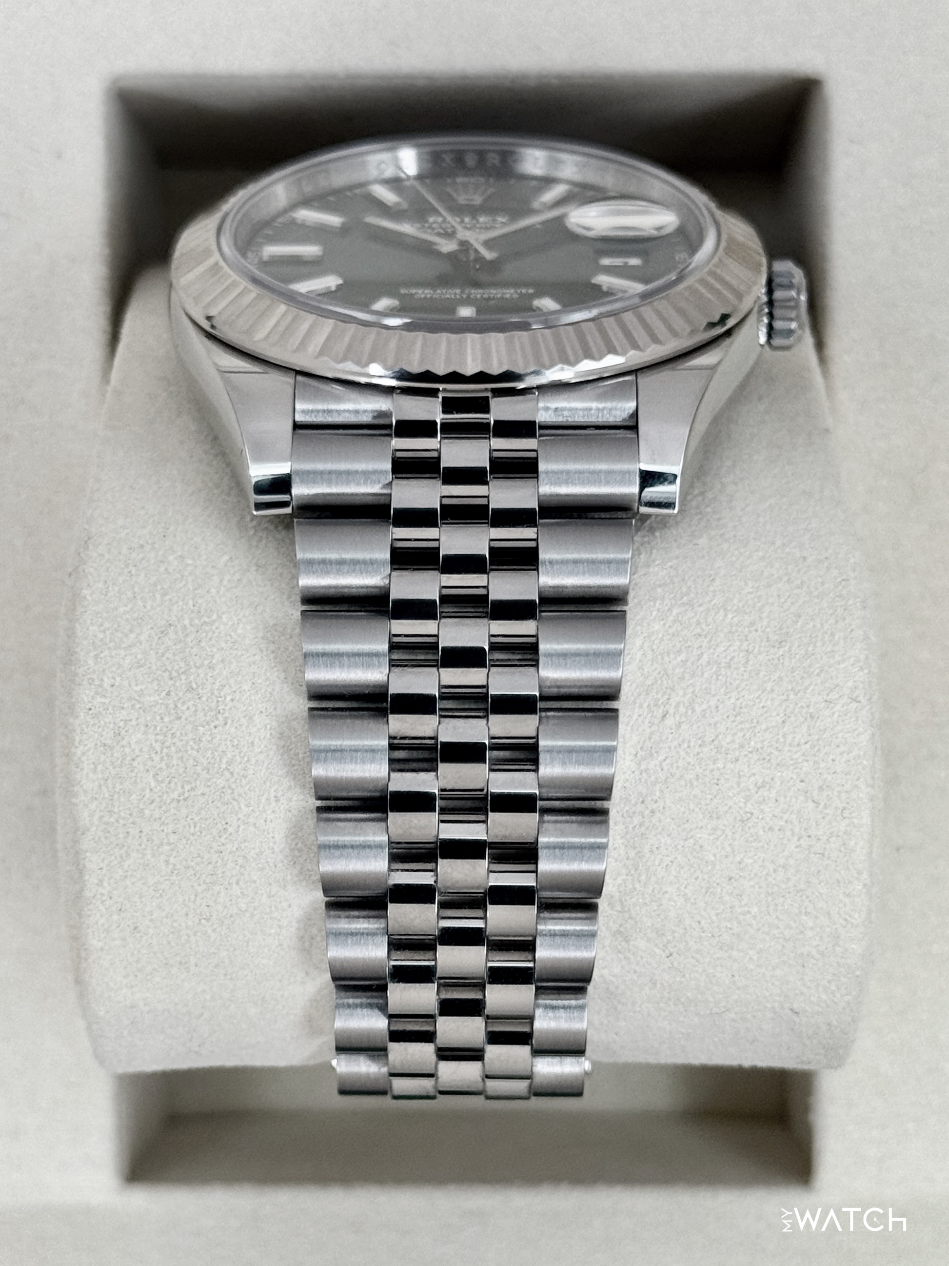 2025 Rolex Datejust 41mm 126334 Jubilee Green Dial - MyWatchLLC