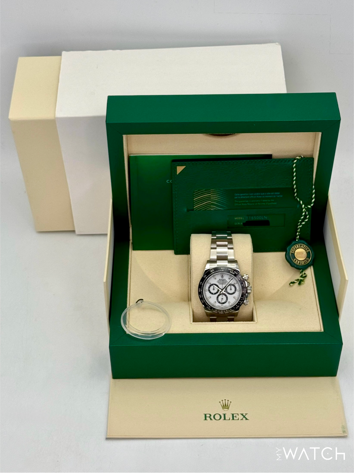 2020 Rolex Daytona 40mm 116500LN Stainless Steel Panda Dial