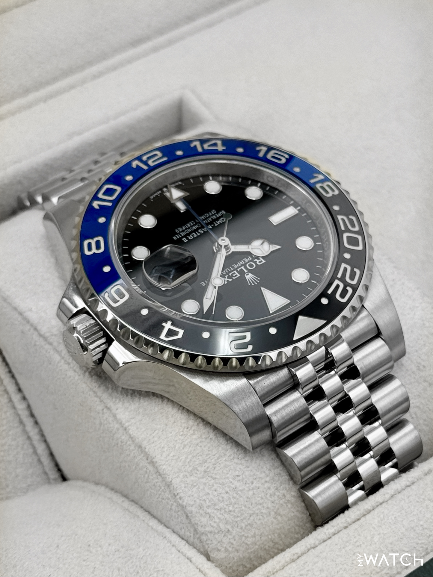 2023 Rolex GMT-Master II "Batgirl" 40mm 126710BLNR Jubilee - MyWatchLLC