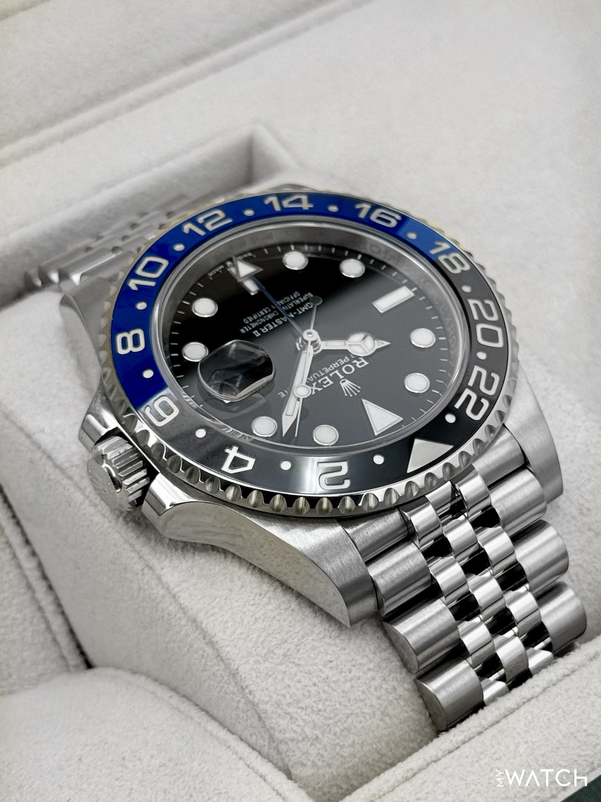 2023 Rolex GMT-Master II "Batgirl" 40mm 126710BLNR Jubilee - MyWatchLLC