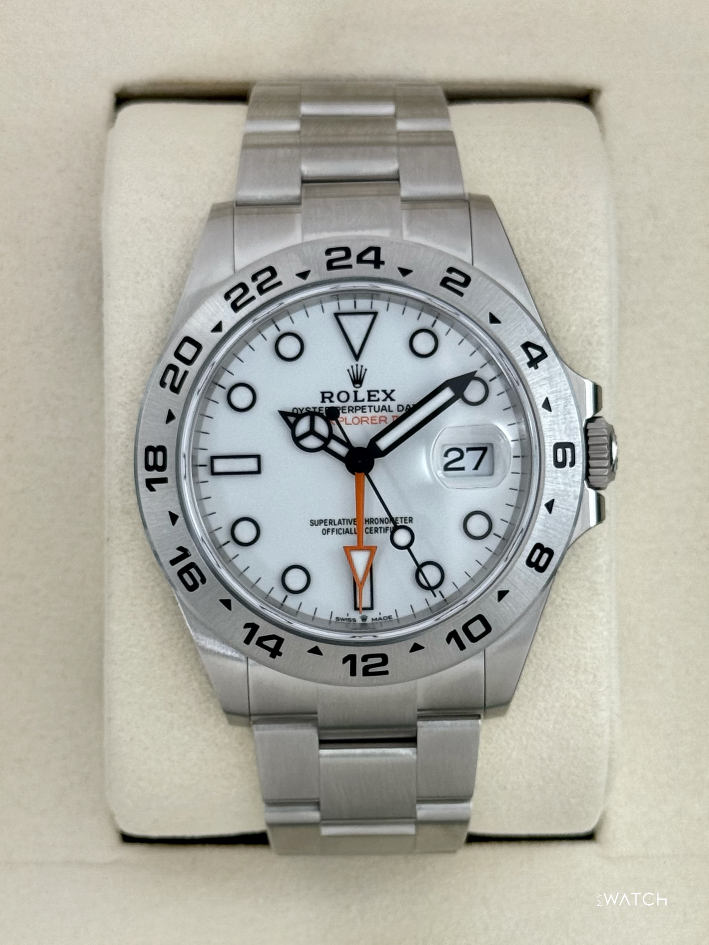 NEW 2025 Rolex Explorer II 42mm 226570 Polar White Dial (STICKERED)