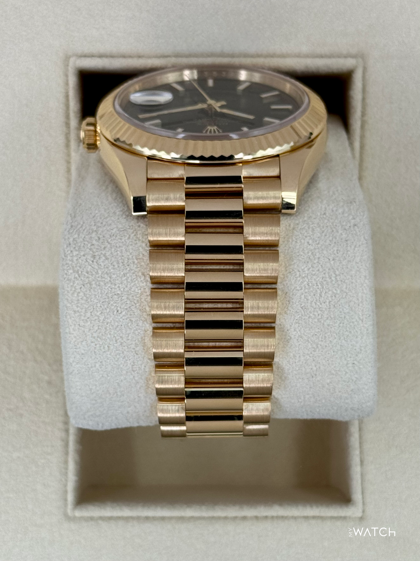 2024 Rolex Day-Date 40mm 228238 Yellow Gold Black Dial