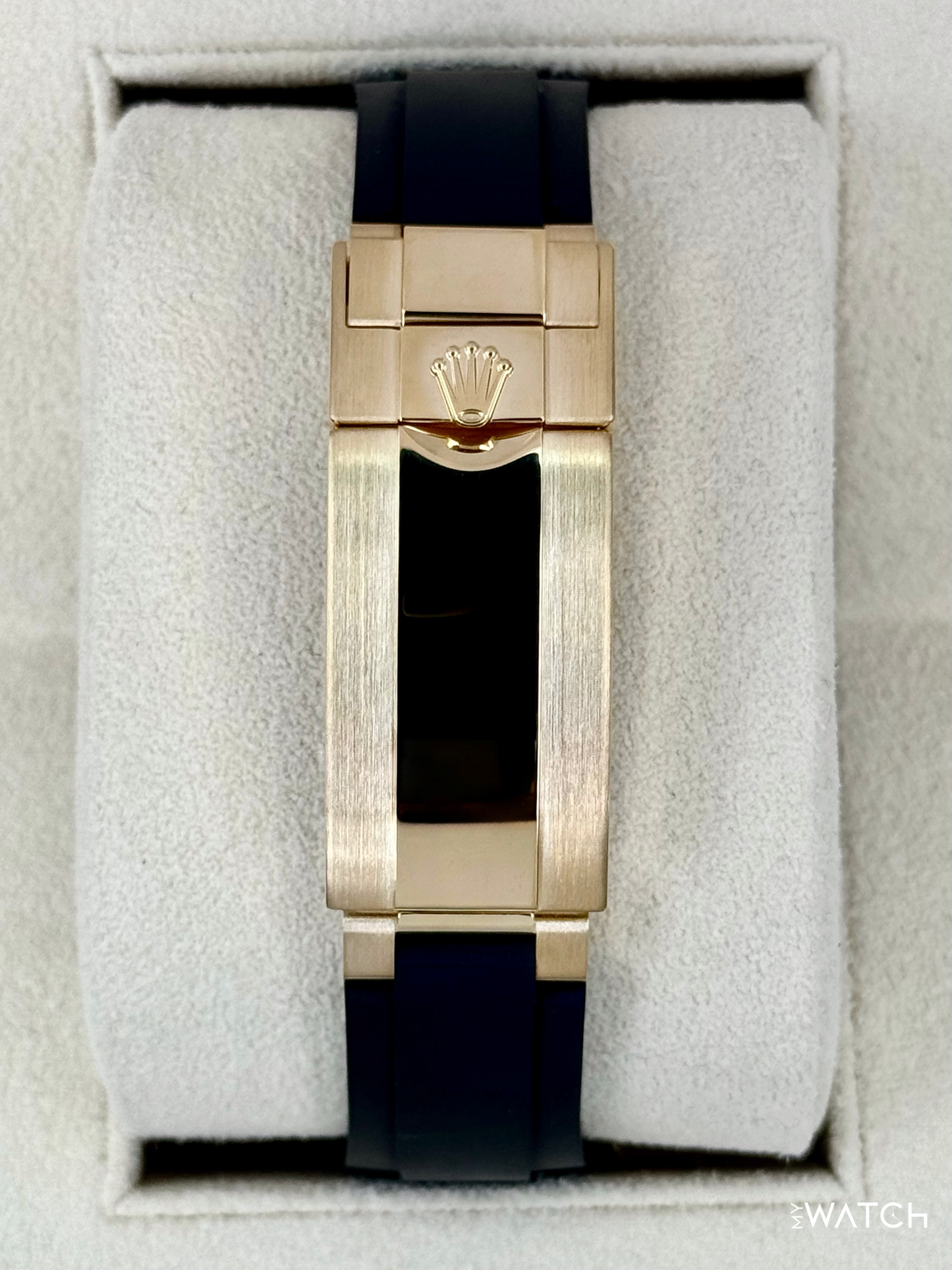 2025 Rolex Yacht-Master 42mm 226658 Yellow Gold Oysterflex Black Dial - MyWatchLLC