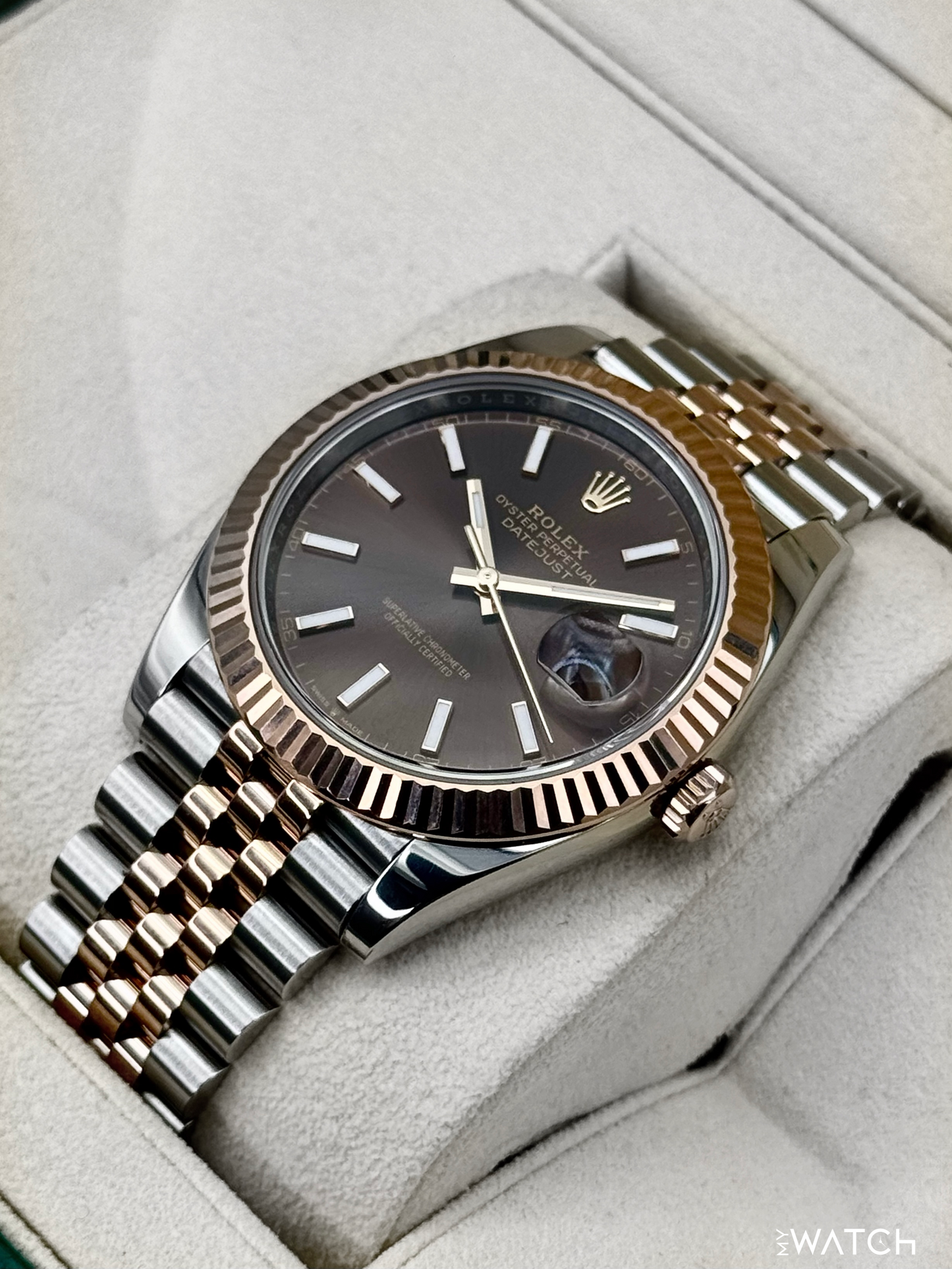 2025 Rolex Datejust 41mm 126331 Two-Tone Jubilee Chocolate Dial