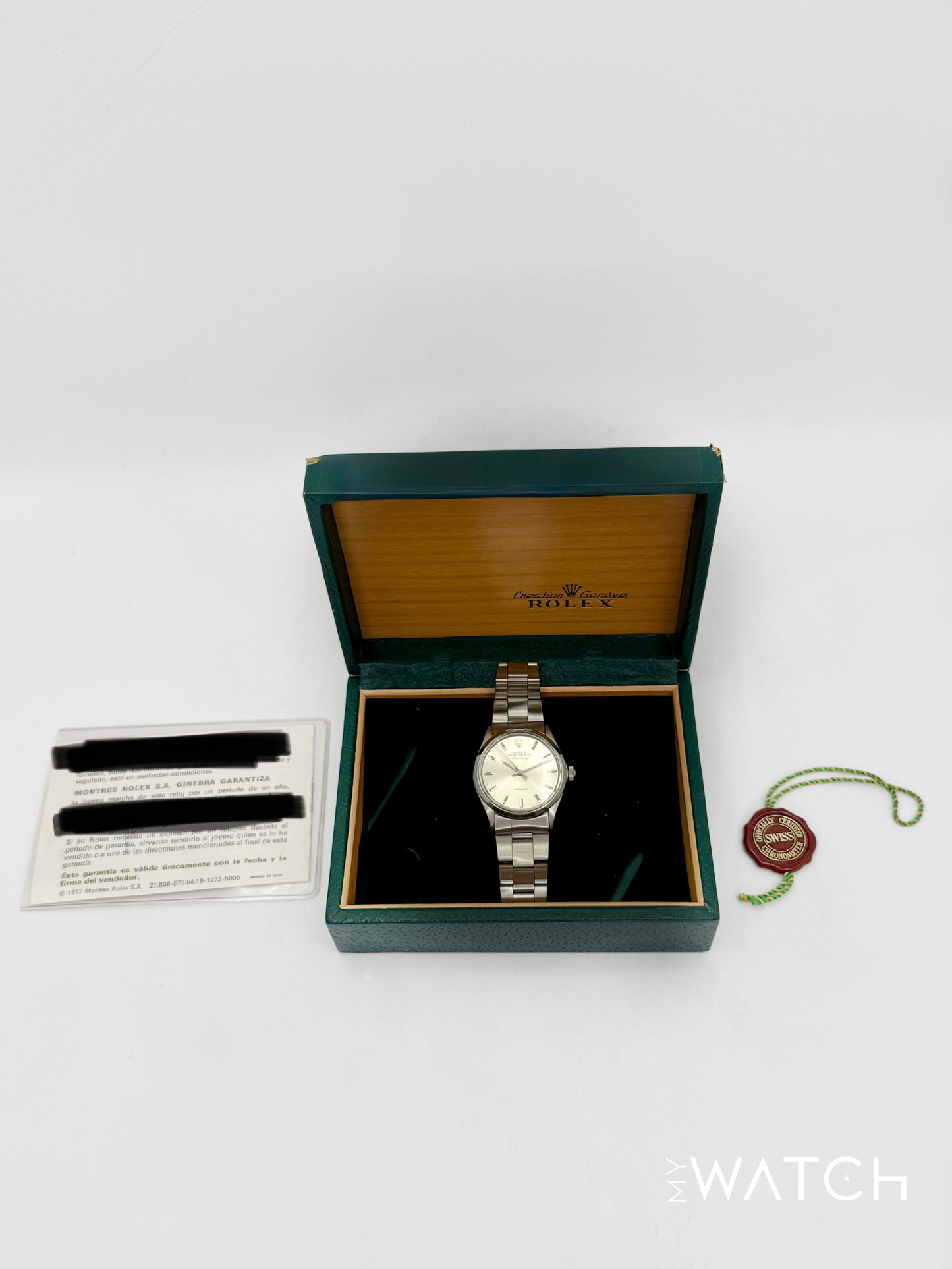 1973 Rolex Air-King 34mm 5500 Stainless Steel Oyster Silver Dial