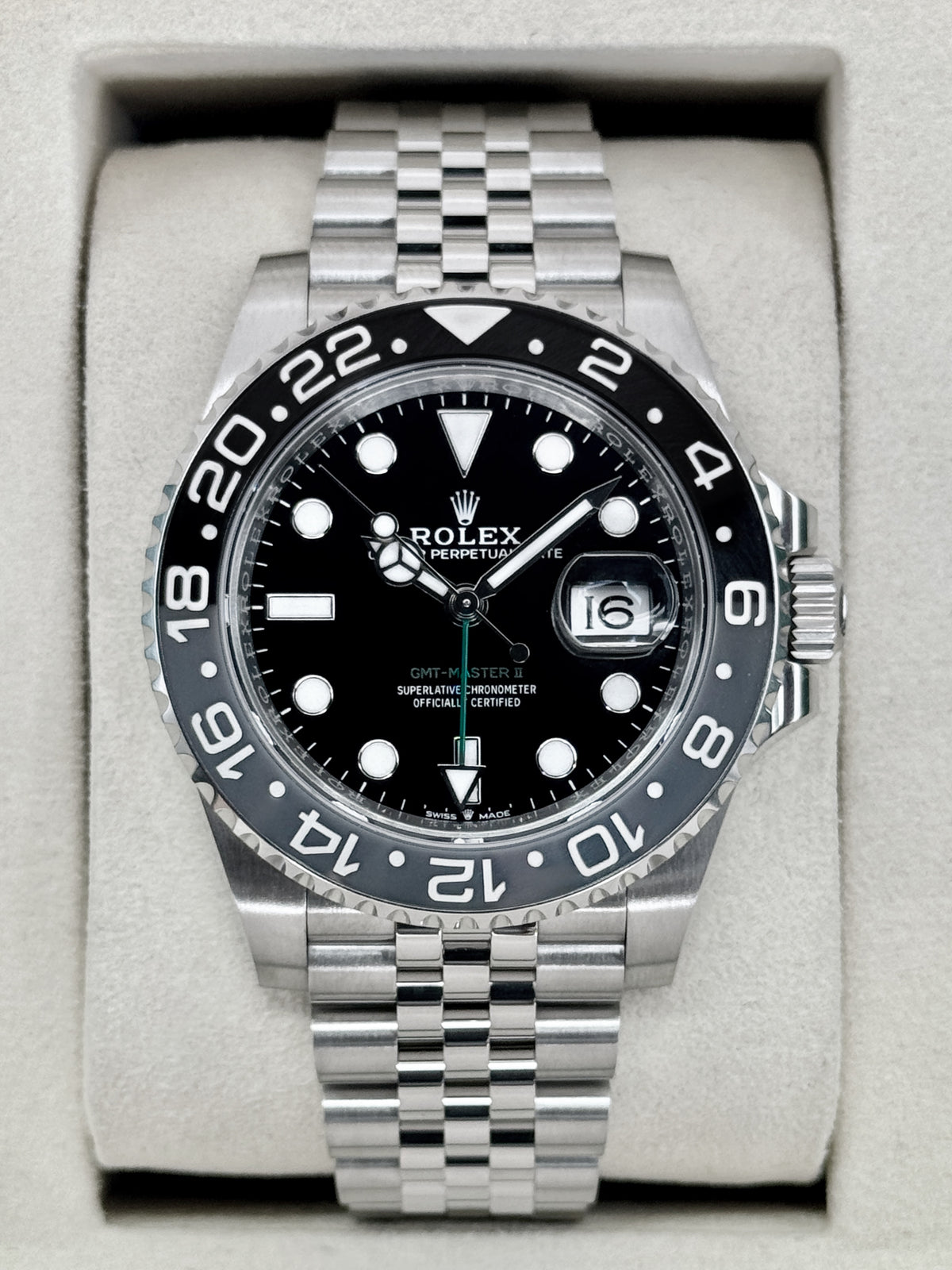 2025 Rolex GMT-Master II Bruce Wayne 40mm 126710GRNR Jubilee