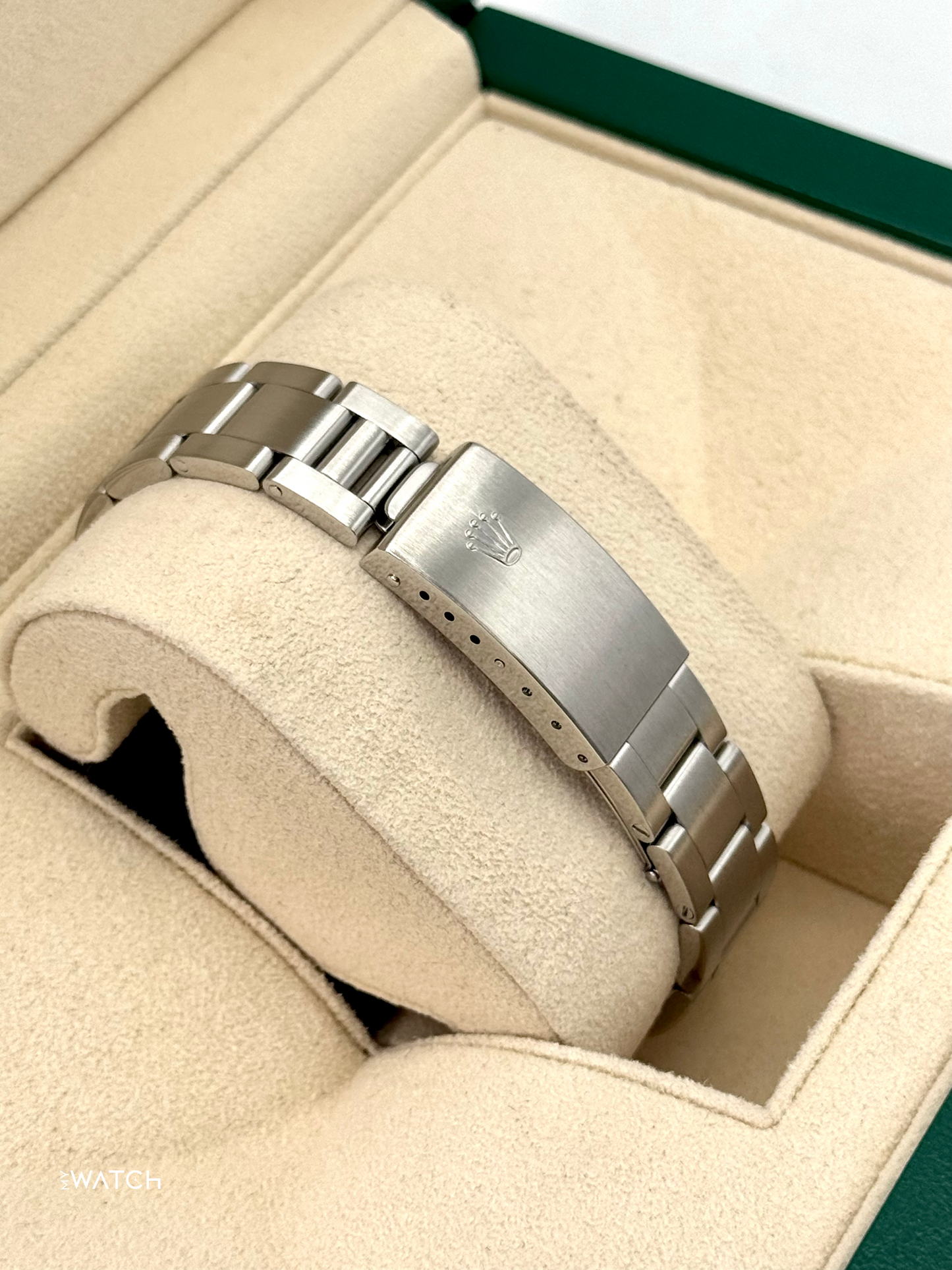 2008 Rolex Air-King 34mm 14000 Stainless Steel Blue Dial
