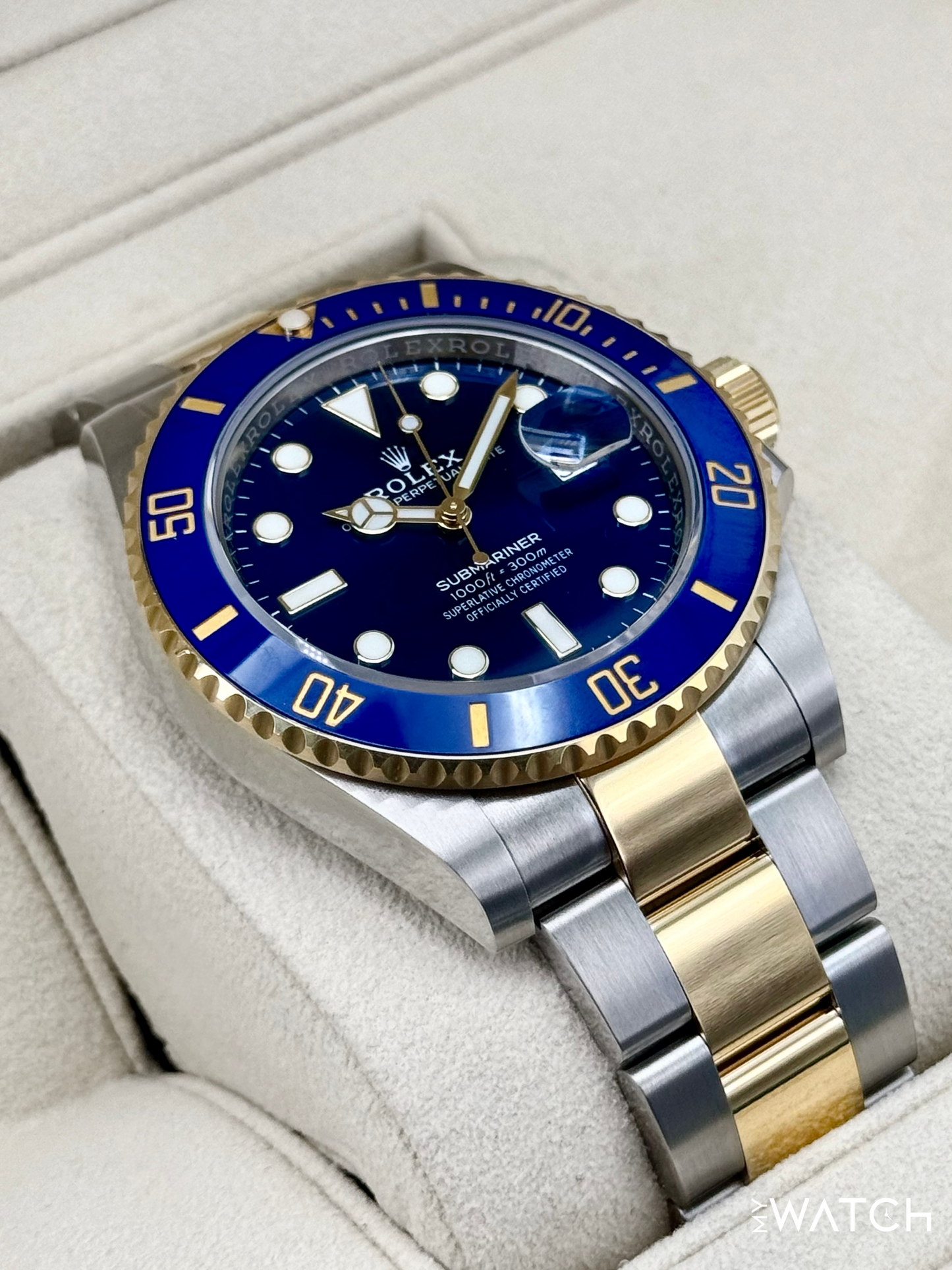 2023 Rolex Submariner "Bluesy" 41mm 126613LB Two-Tone Blue Dial - MyWatchLLC