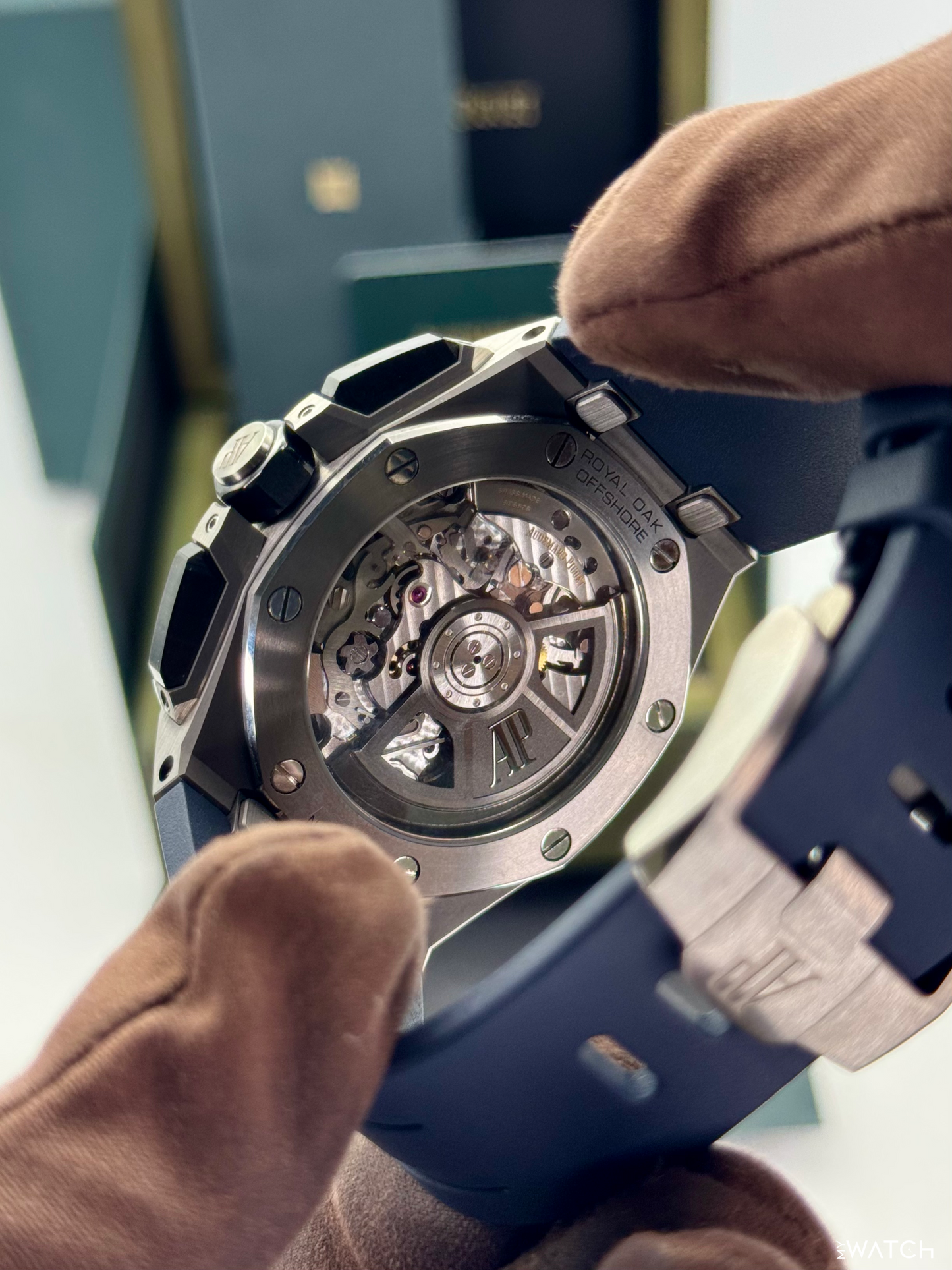 2022 Audemars Piguet Royal Oak Offshore 43mm 26420TI Titanium Blue Dial