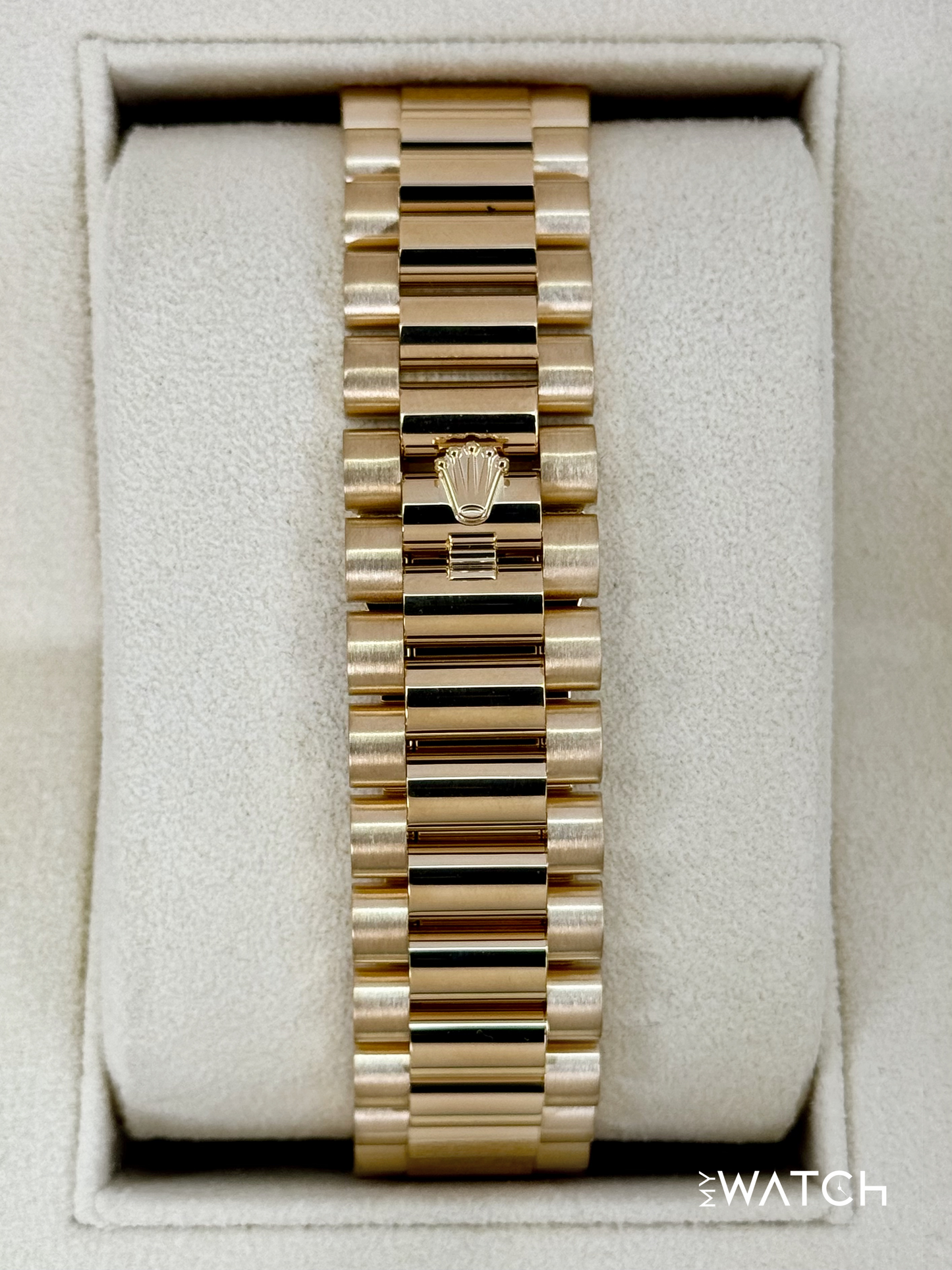 2024 Rolex Day-Date 36mm 128238 Presidential Champagne Diamond Dial