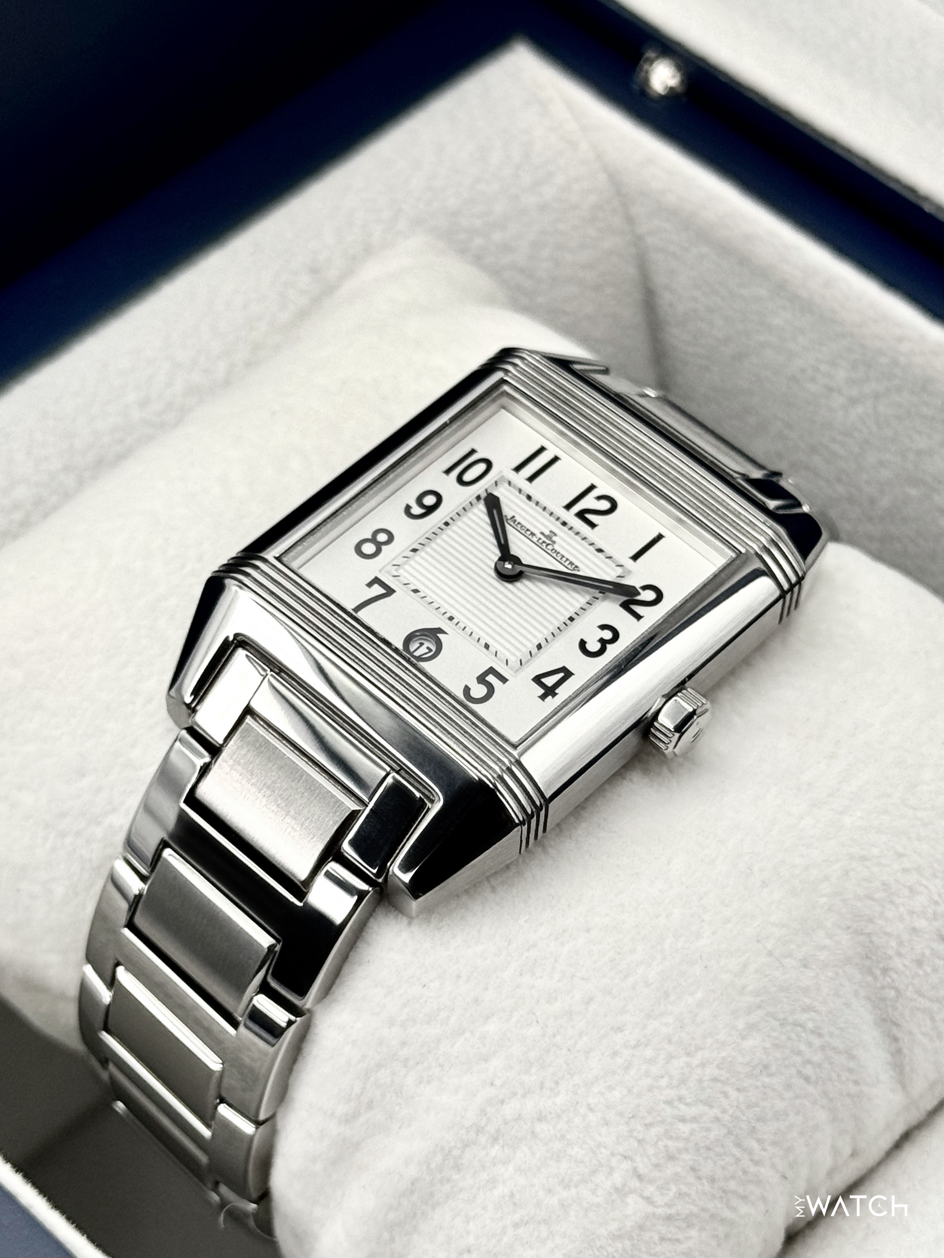 2026 Jaeger-Coultre Reverso Squadra 29mm 234.8.66 Stainless Steel White Dial - MyWatchLLC
