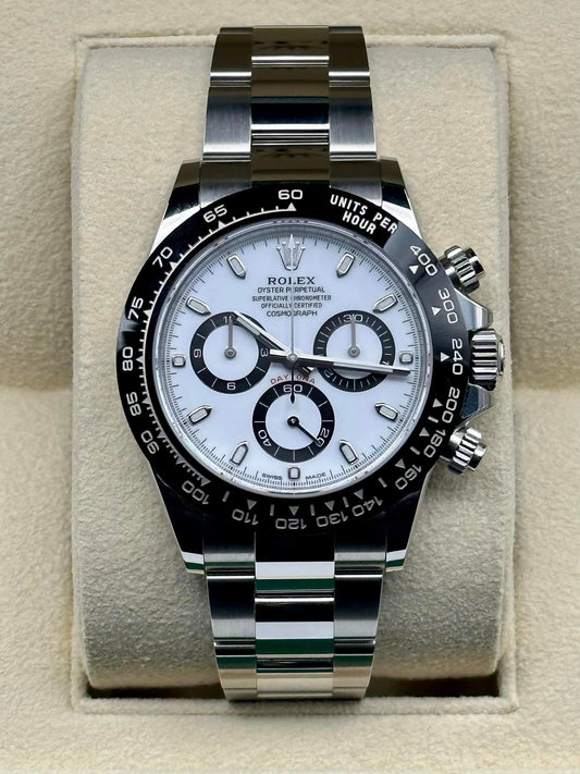 NEW 2023 Rolex Daytona 116500LN White Panda Dial Stainless Steel - MyWatchLLC