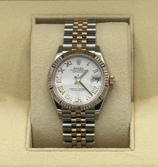 2023 Rolex Datejust 31 278271 Two-Tone RG/Steel White Roman Numeral - MyWatchLLC