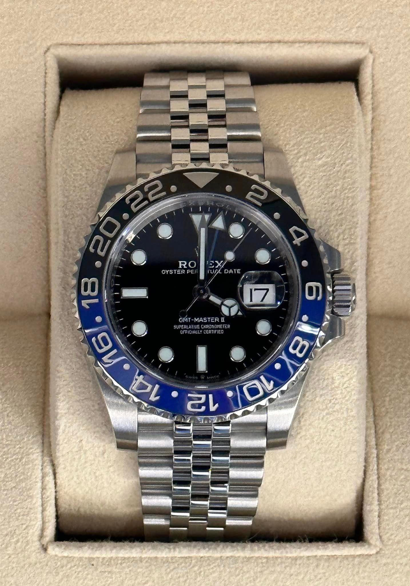 2020 Rolex GMT Master-II "Batgirl" Stainless Steel Jubilee - MyWatchLLC