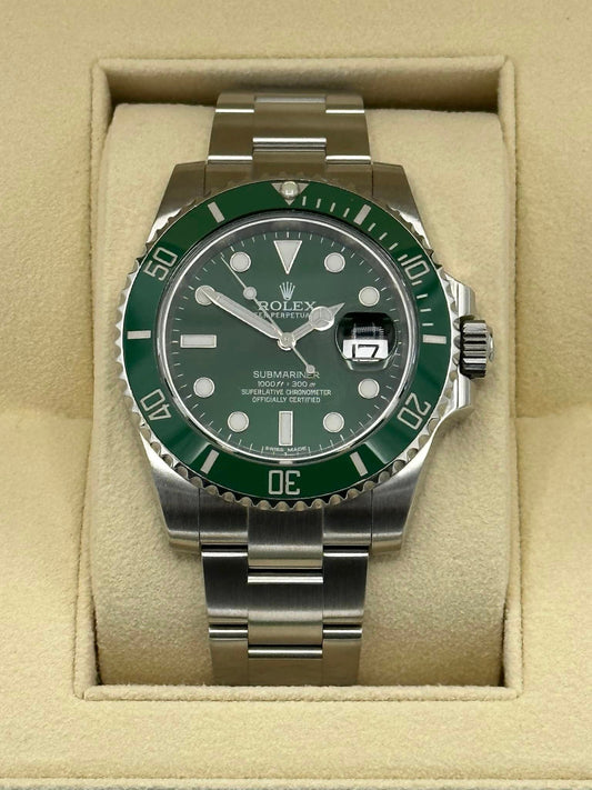 Rolex Submariner “Hulk” 116610LV Stainless Steel Green Dial - MyWatchLLC