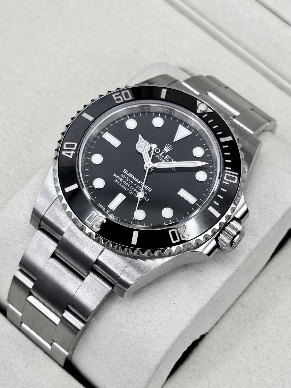 2025 Rolex Submariner 41mm 124060 Stainless Steel Black Dial