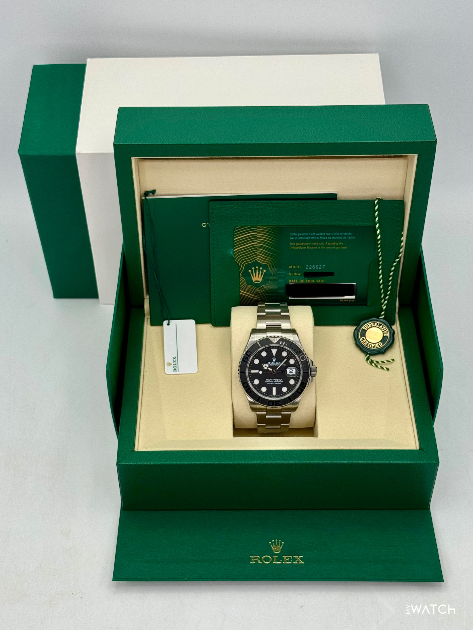 NEW 2026 Rolex Yacht-Master 42mm 226627 Titanium (STICKERED) - MyWatchLLC
