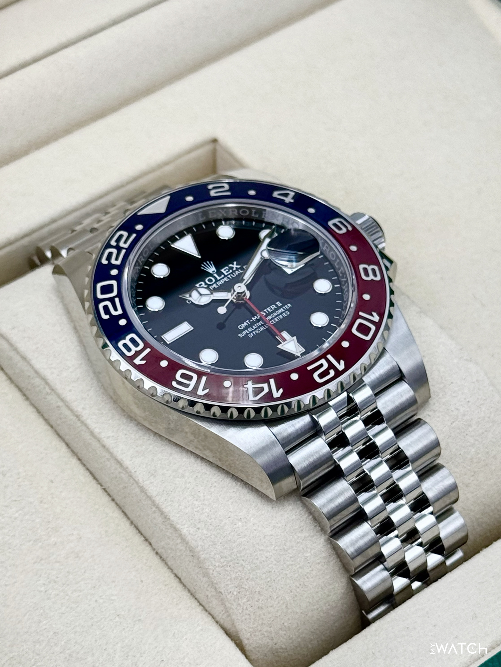NEW 2026 Rolex GMT-Master II "Pepsi" 40mm 126710BLRO Jubilee - MyWatchLLC