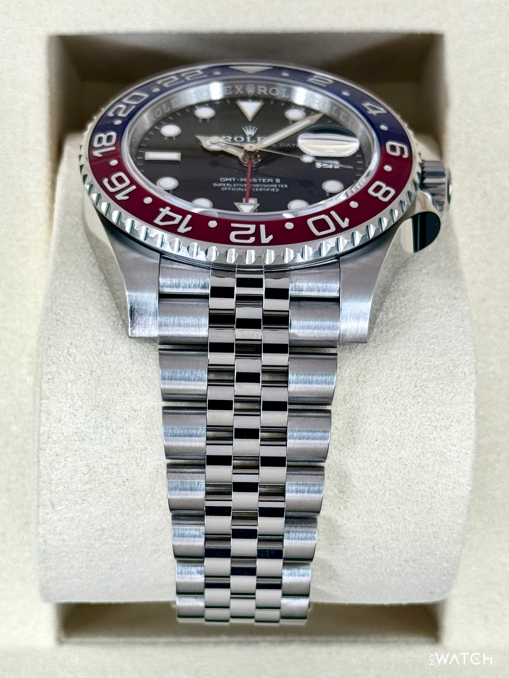NEW 2025 Rolex GMT-Master II "Pepsi" 40mm 126710BLRO Jubilee - MyWatchLLC