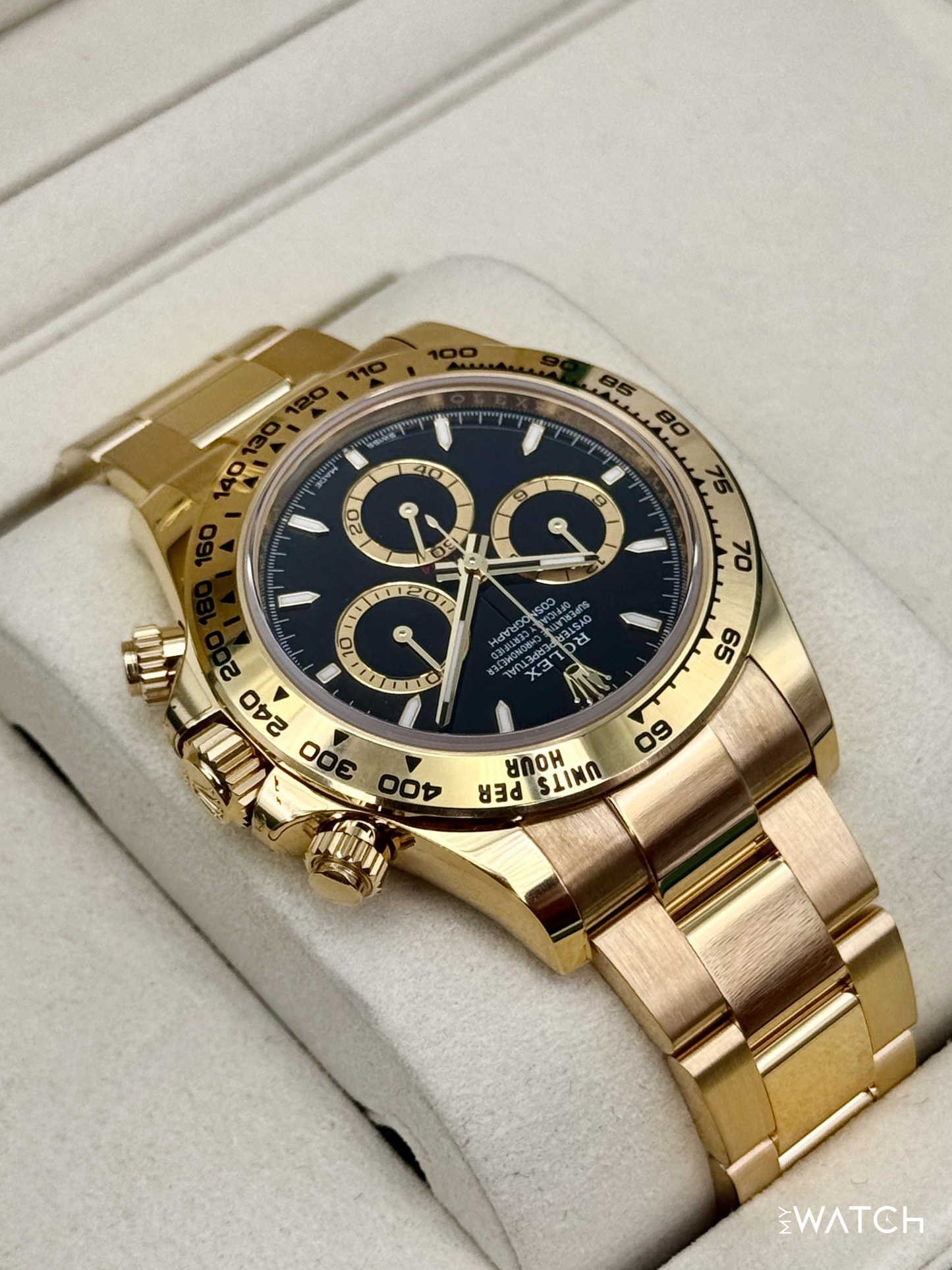 NEW 2025 Rolex Daytona 40mm 126508 18K Yellow Gold Black Dial