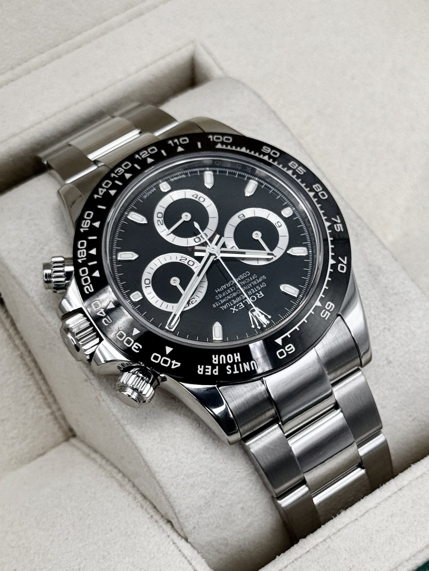 2023 Rolex Daytona 40mm 116500LN Stainless Steel Black Dial