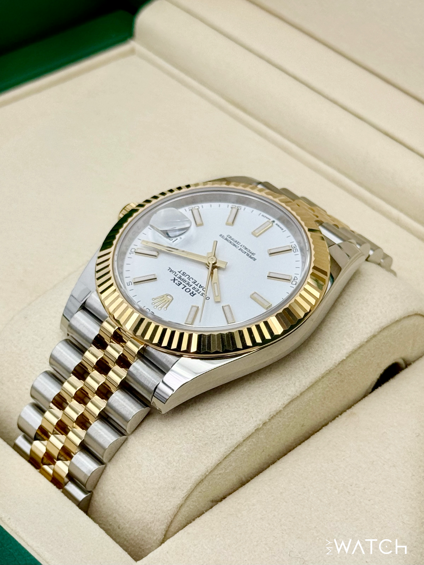 NEW 2025 Rolex Datejust 41mm 126333 Two-Tone Jubilee White Dial