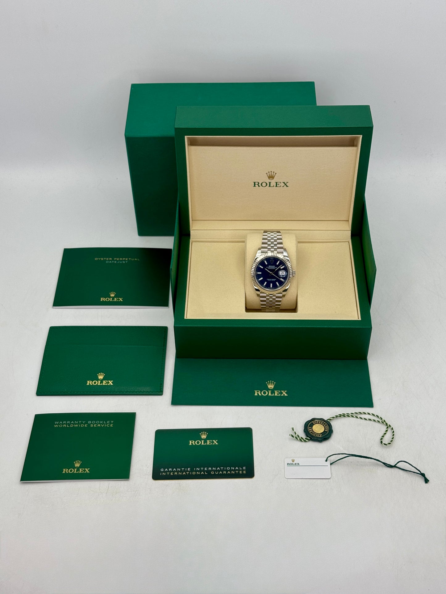 2026 Rolex Datejust 41mm 126334 Stainless Steel Jubilee Blue Dial