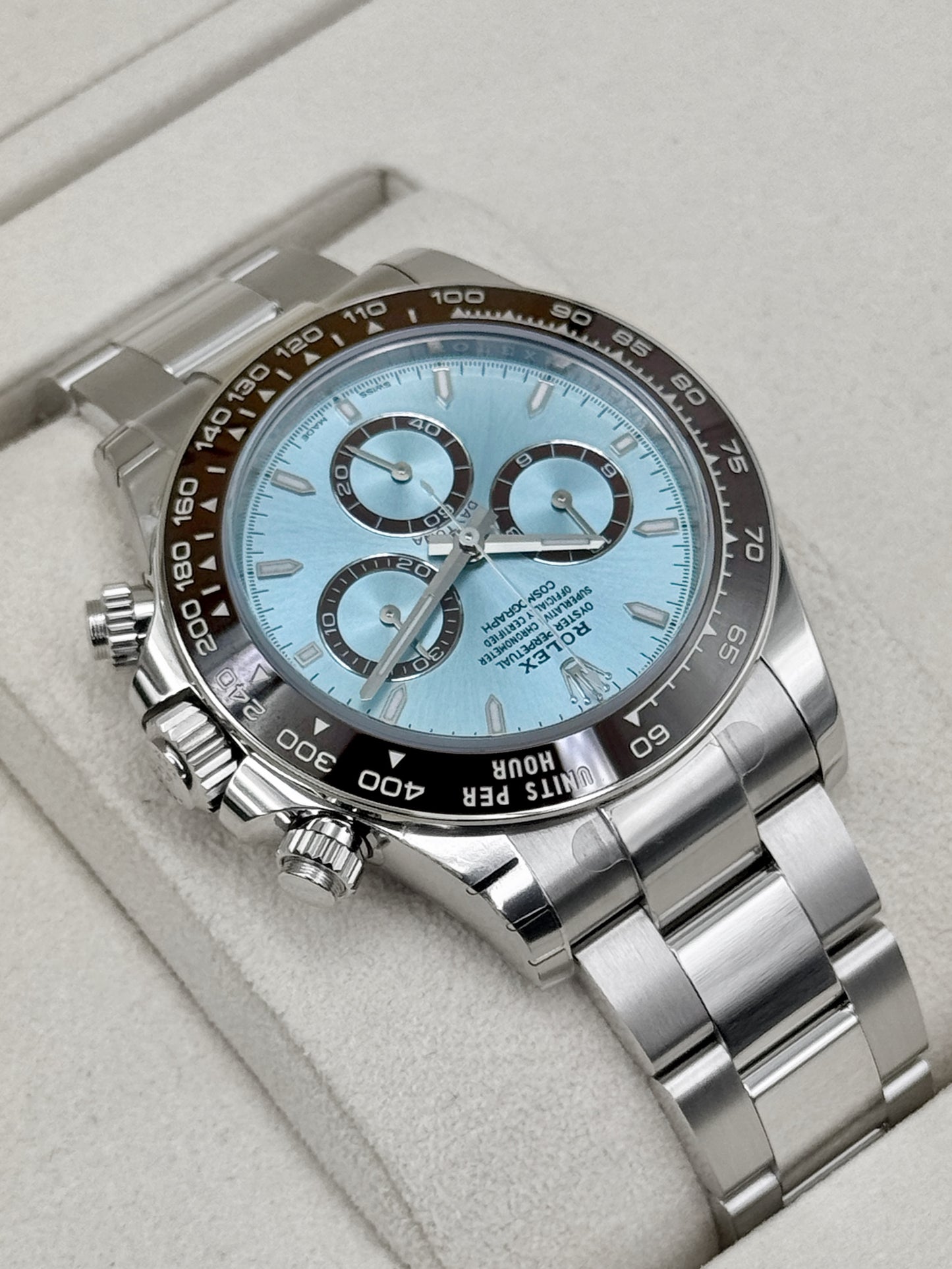 NEW 2026 Rolex Daytona 40mm 126506 Platinum Ice Blue Dial (STICKERED)