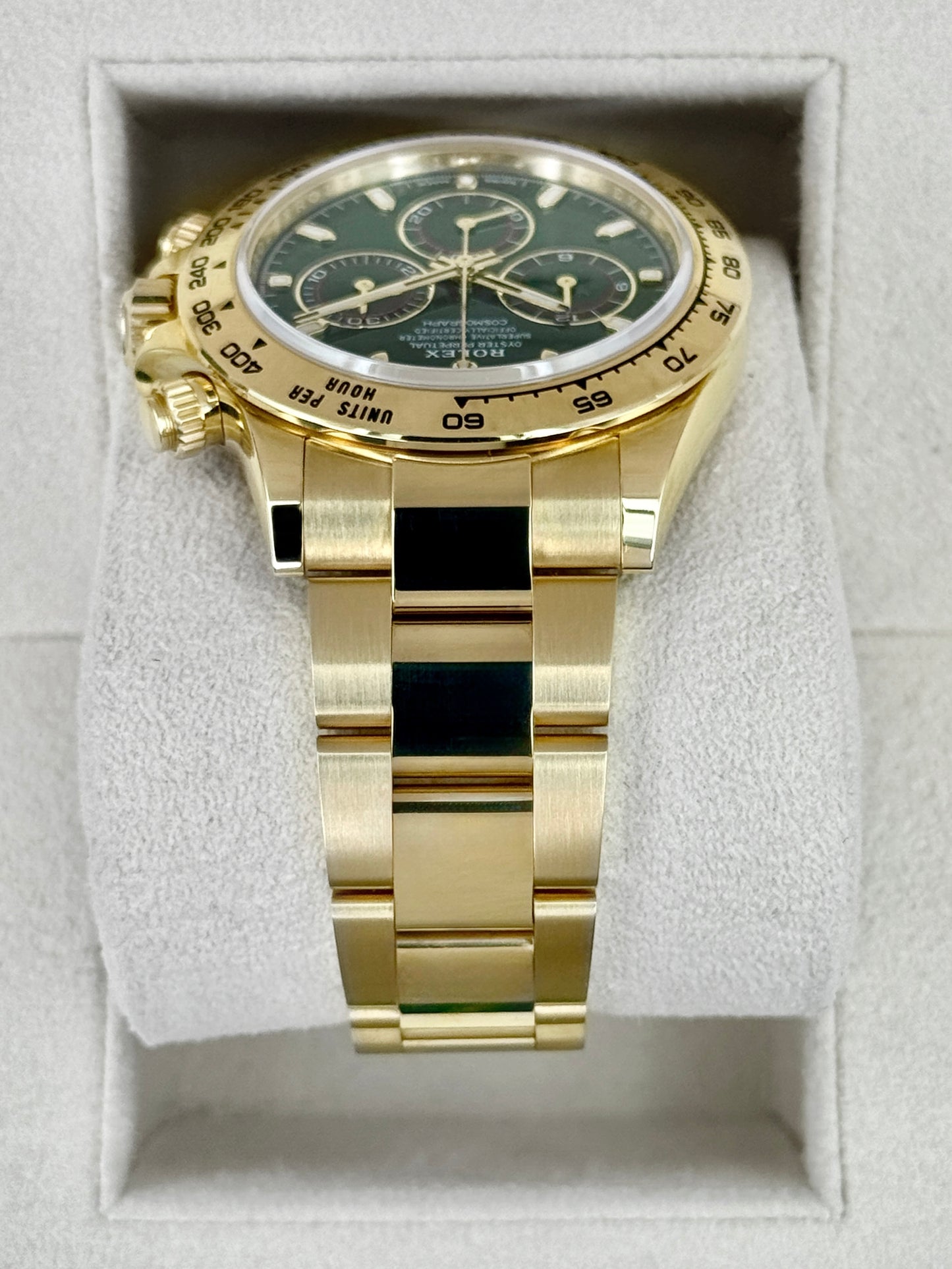 2023 Rolex Daytona John Mayer 40mm 116508 Yellow Gold Green Dial