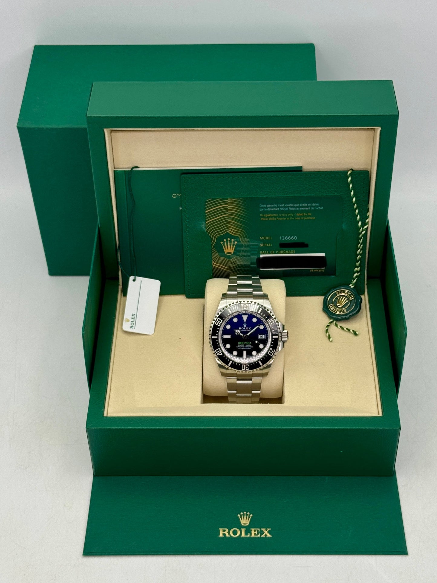 2025 Rolex Deepsea James Cameron 44mm 136660 Blue Dial