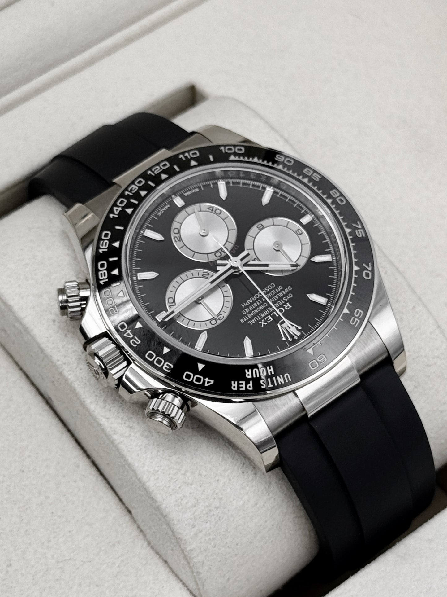 2024 Rolex Daytona "Baby Le Mans" 40mm 126519LN White Gold Black Dial