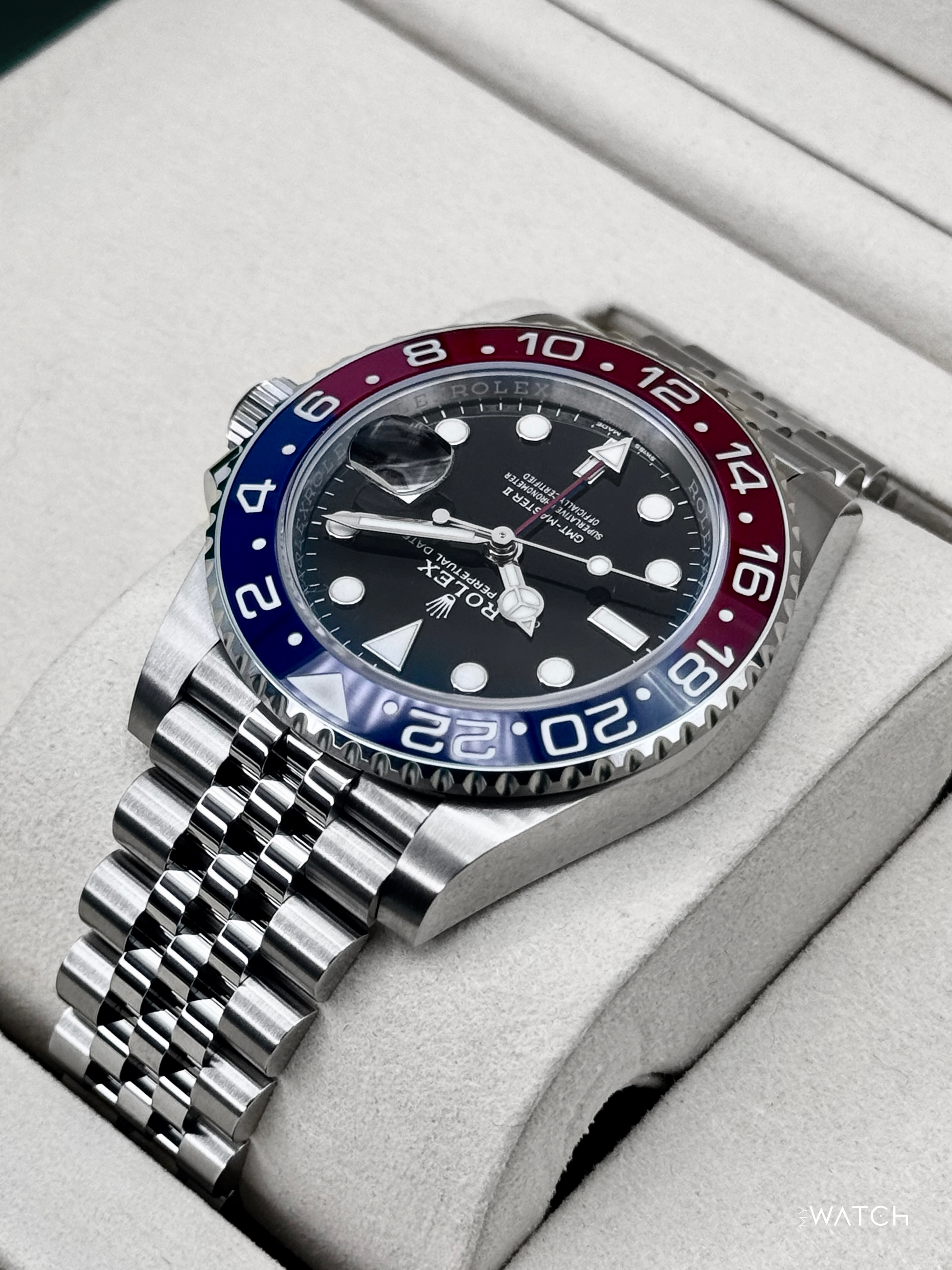 NEW 2026 Rolex GMT-Master II "Pepsi" 40mm 126710BLRO Jubilee (STICKERED) - MyWatchLLC