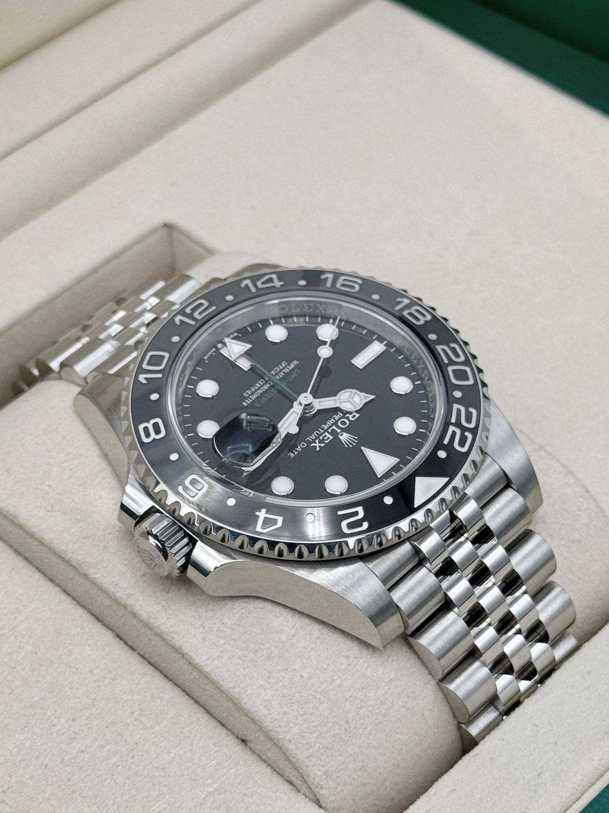 2025 Rolex GMT-Master II Bruce Wayne 40mm 126710GRNR Jubilee