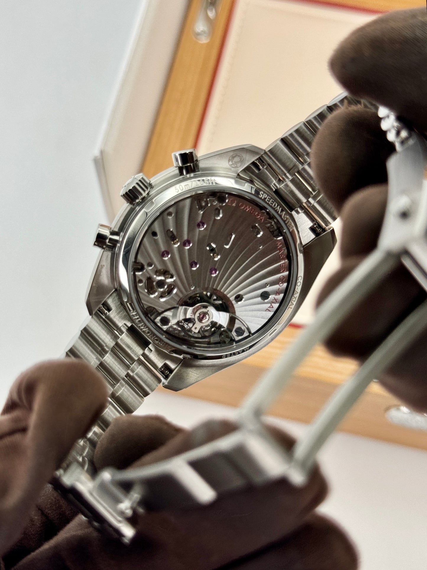 NEW 2026 Omega Speedmaster Moonphase 43mm 304.30.43.52.01.001 Meteorite Dial