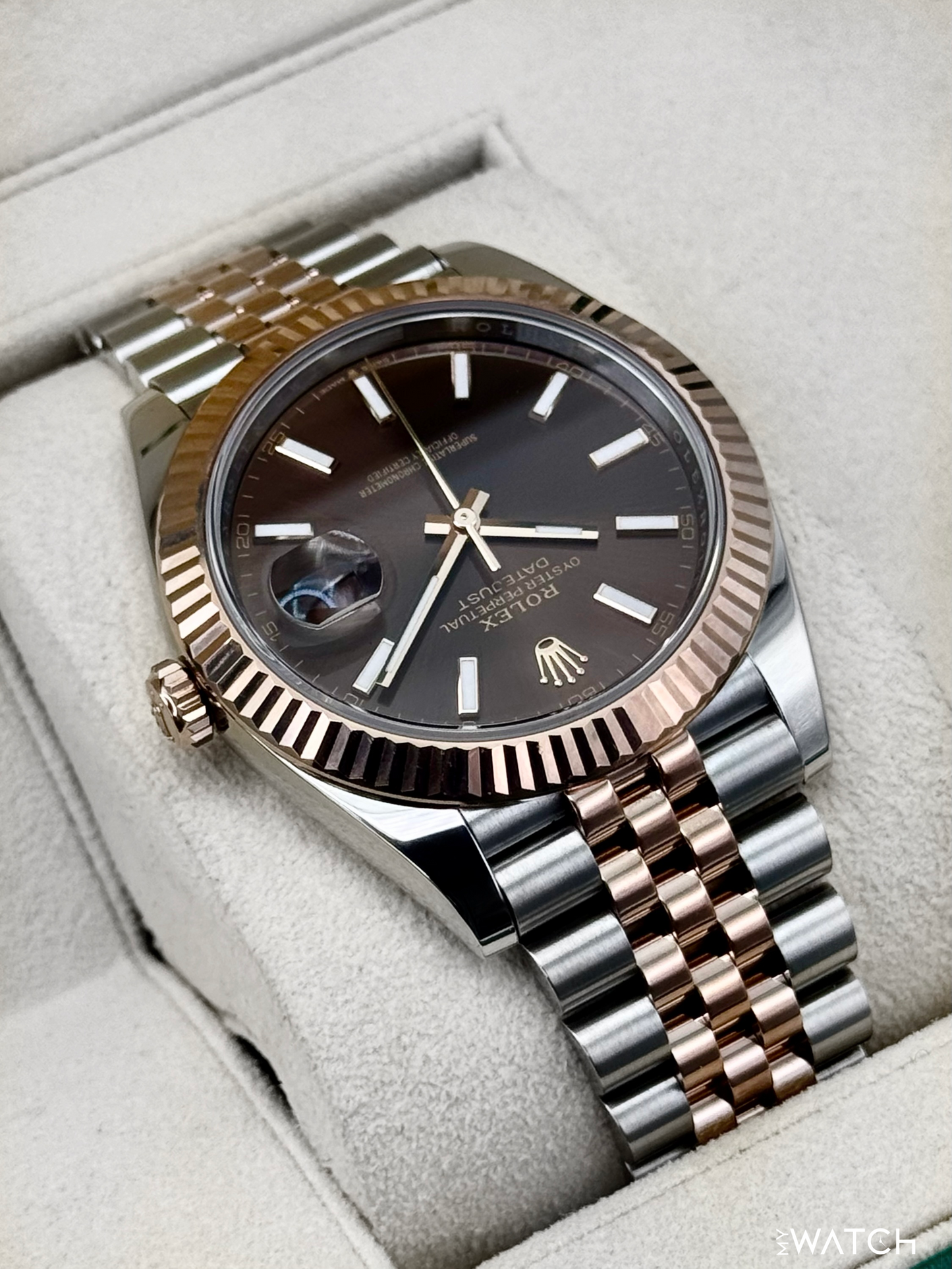 2025 Rolex Datejust 41mm 126331 Two-Tone Jubilee Chocolate Dial