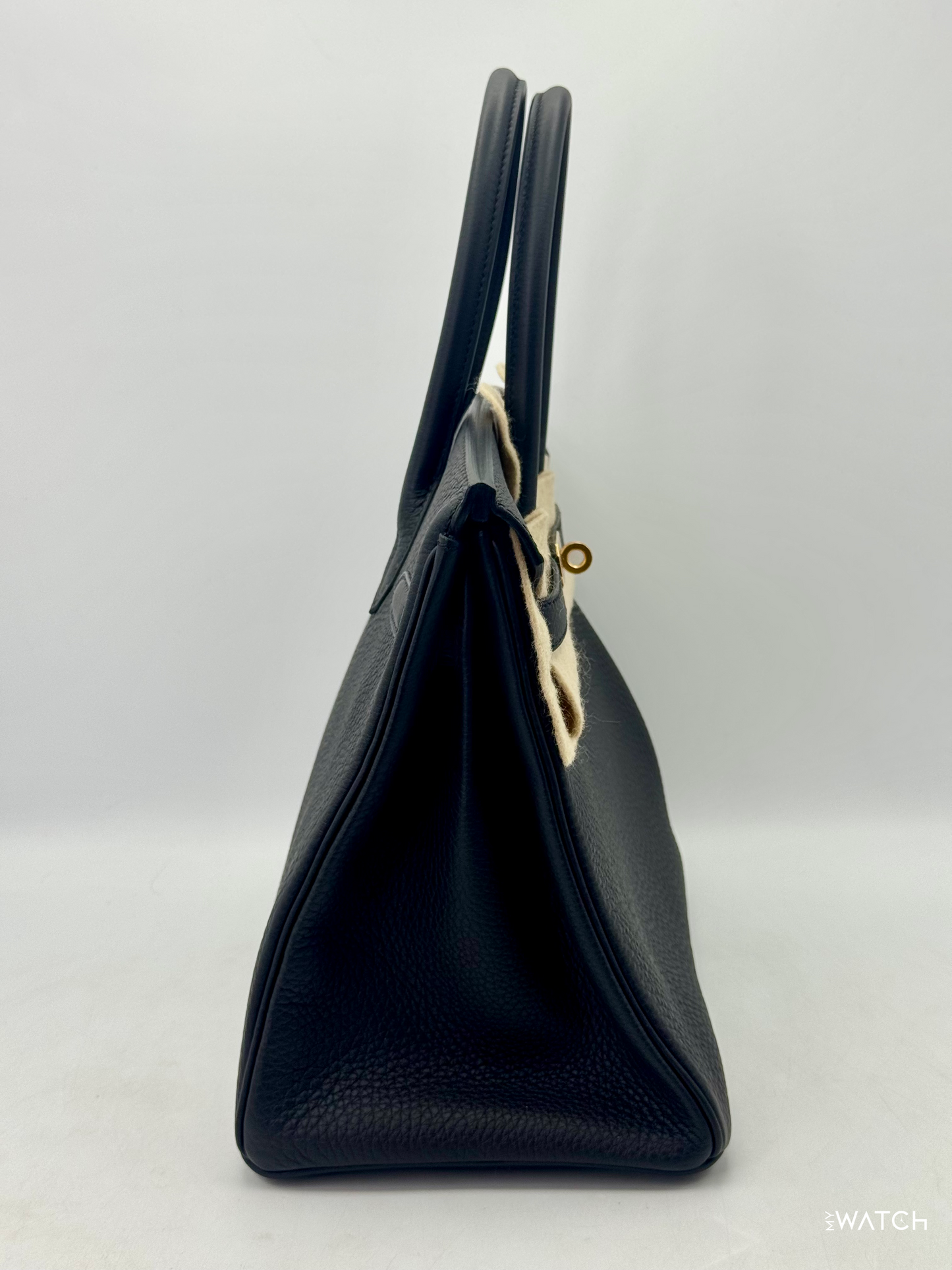 NEW Hermès Birkin 30 Handbag Togo Gold Hardware Noir (Black)