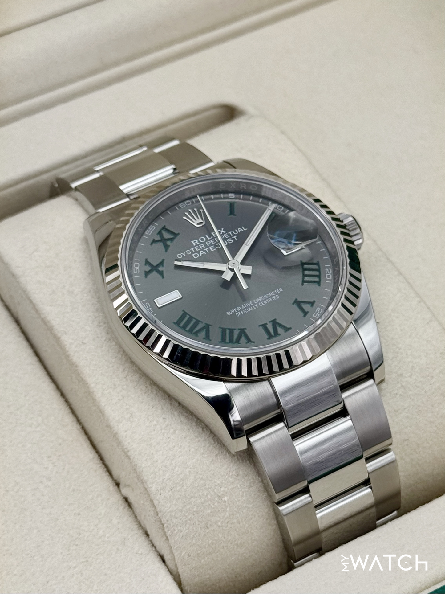 NEW 2025 Rolex Datejust 36mm 126234 Oyster Wimbledon Dial