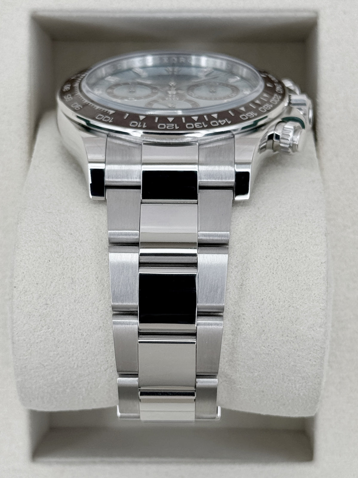 NEW 2026 Rolex Daytona 40mm 126506 Platinum Ice-Blue Diamond Baguette Dial (NEW STYLE CARD)