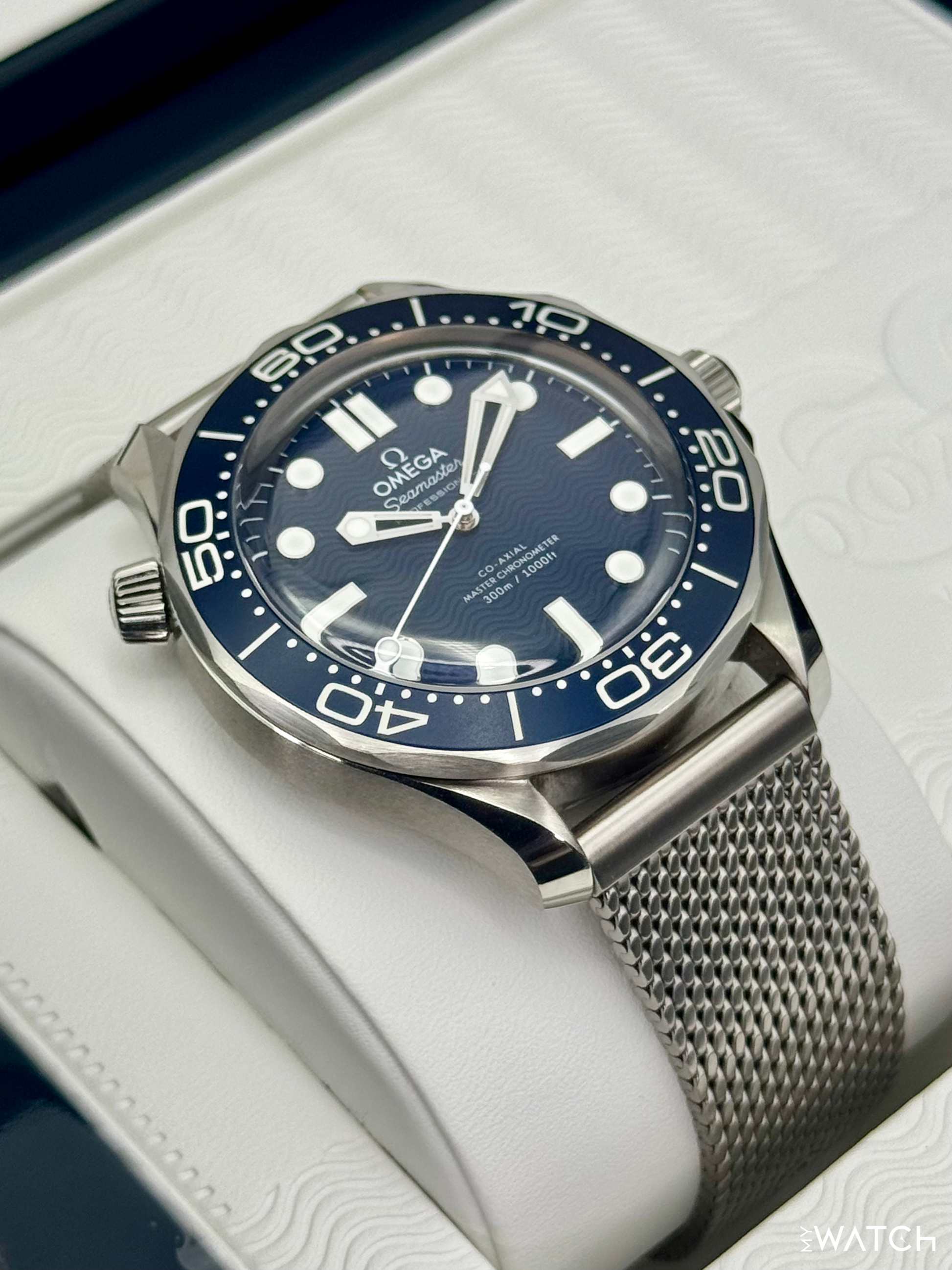 2024 Omega Seamaster Diver 300M 42mm 210.30.42.20.03.002 Blue Dial - MyWatchLLC