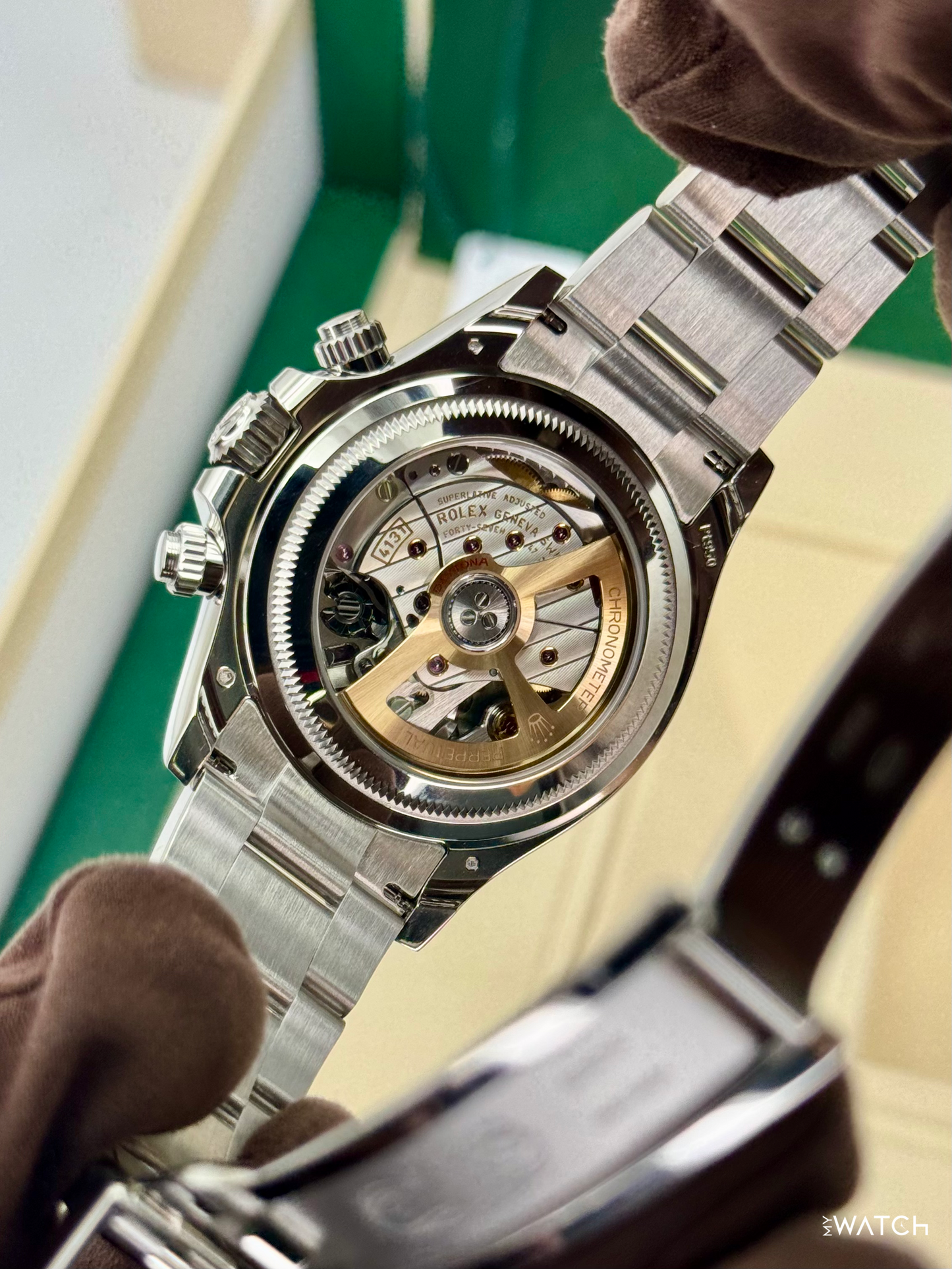 2025 Rolex Daytona 40mm 126506 Platinum Ice Blue Diamond Baguette Dial - MyWatchLLC