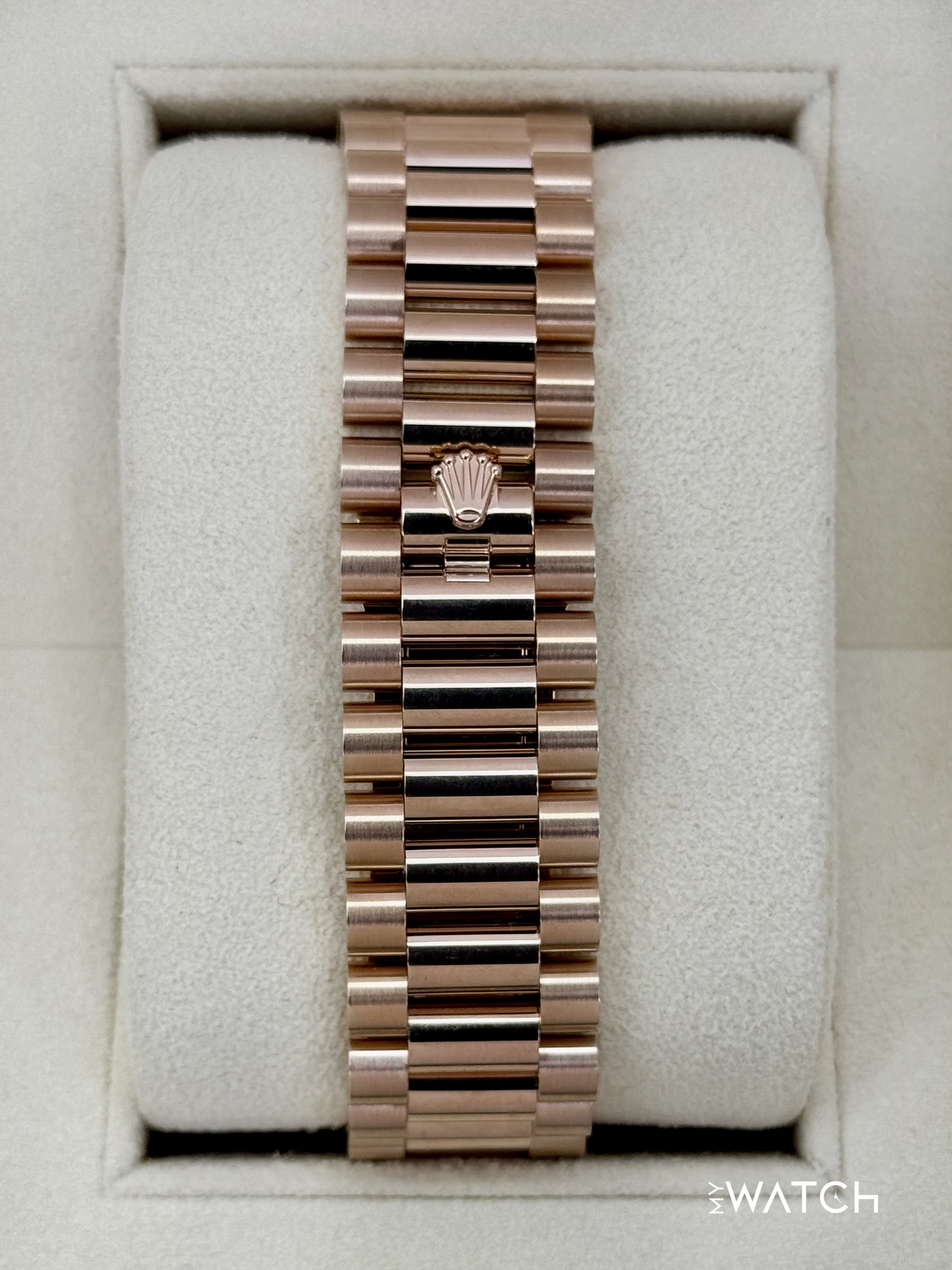 2023 Rolex Day-Date 40mm 228235 Presidential Rose Gold Sundust Dial