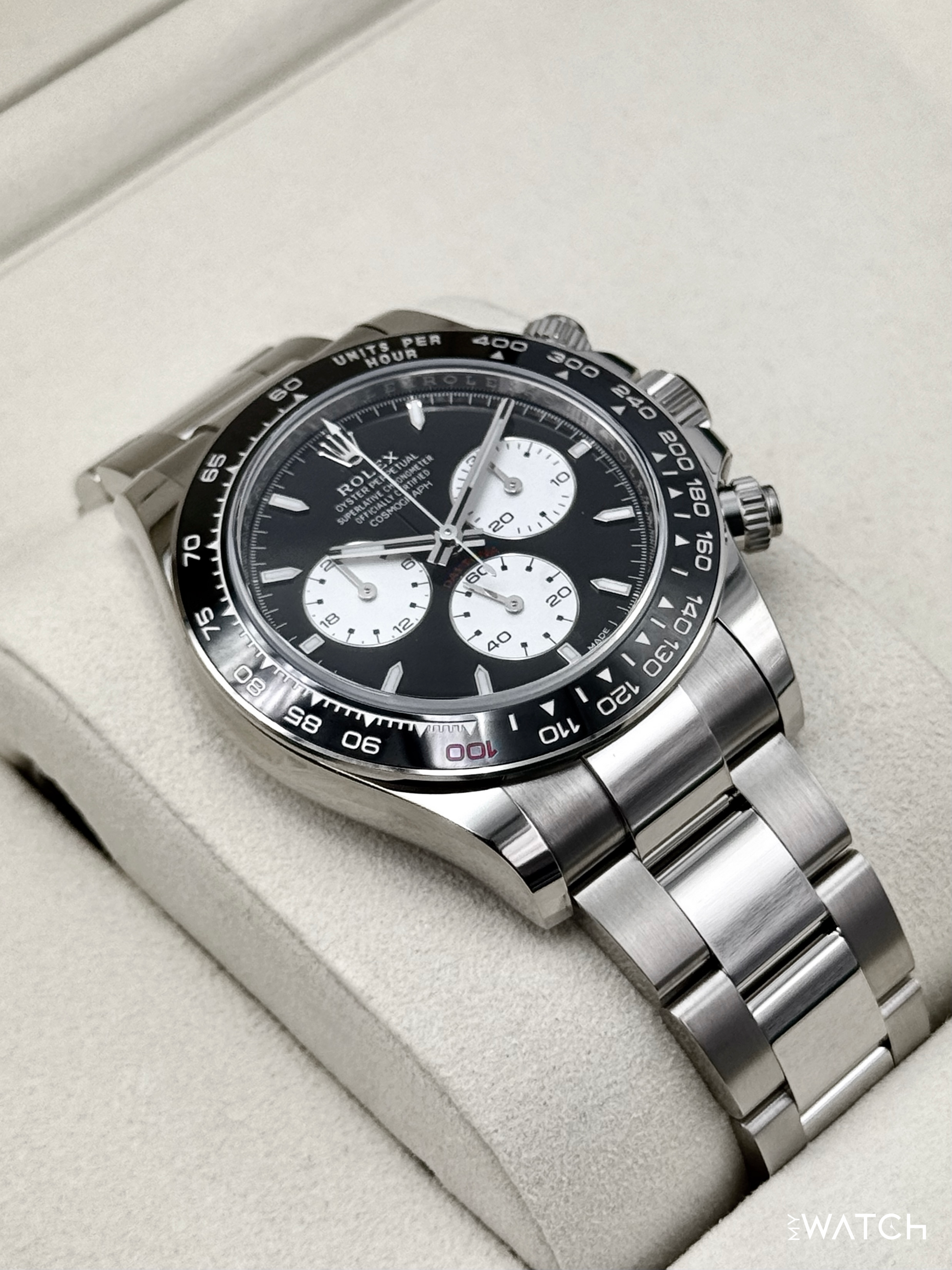 NEW Rolex Daytona "Le Mans" 40mm 126529LN White Gold Black Dial - MyWatchLLC