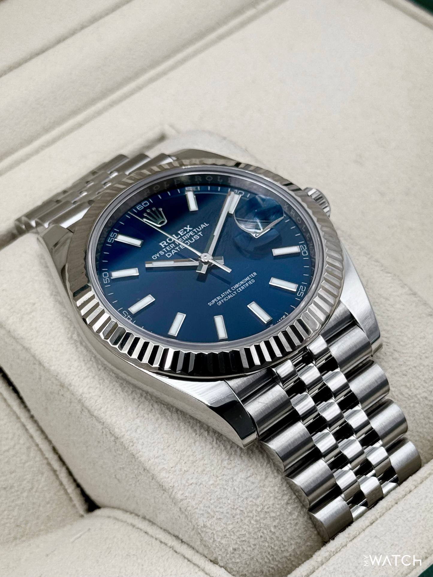 2023 Rolex Datejust 41mm 126334 Stainless Steel Jubilee Blue Dial - MyWatchLLC