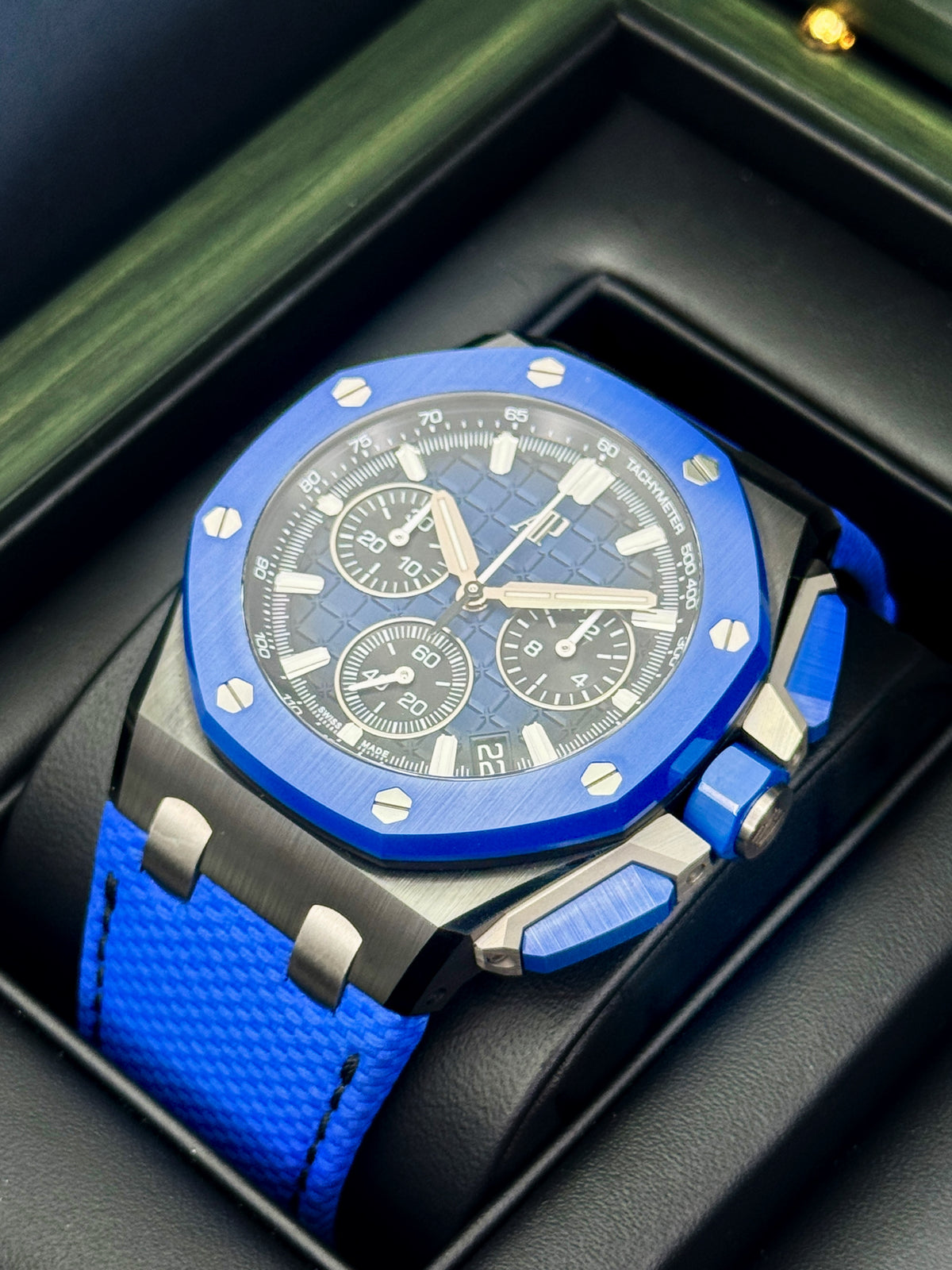 2024 Audemars Piguet Royal Oak Offshore Chrono 43mm 26420CE Ceramic Blue Dial