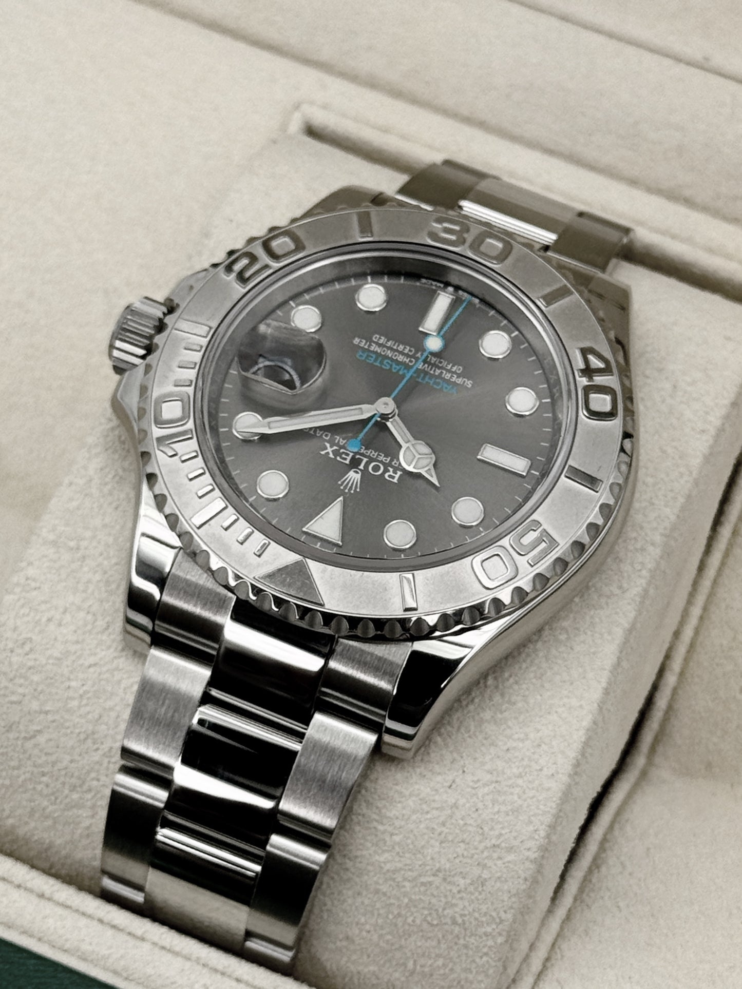 2020 Rolex Yacht-Master 40mm 126622 Stainless Steel Rhodium Dial