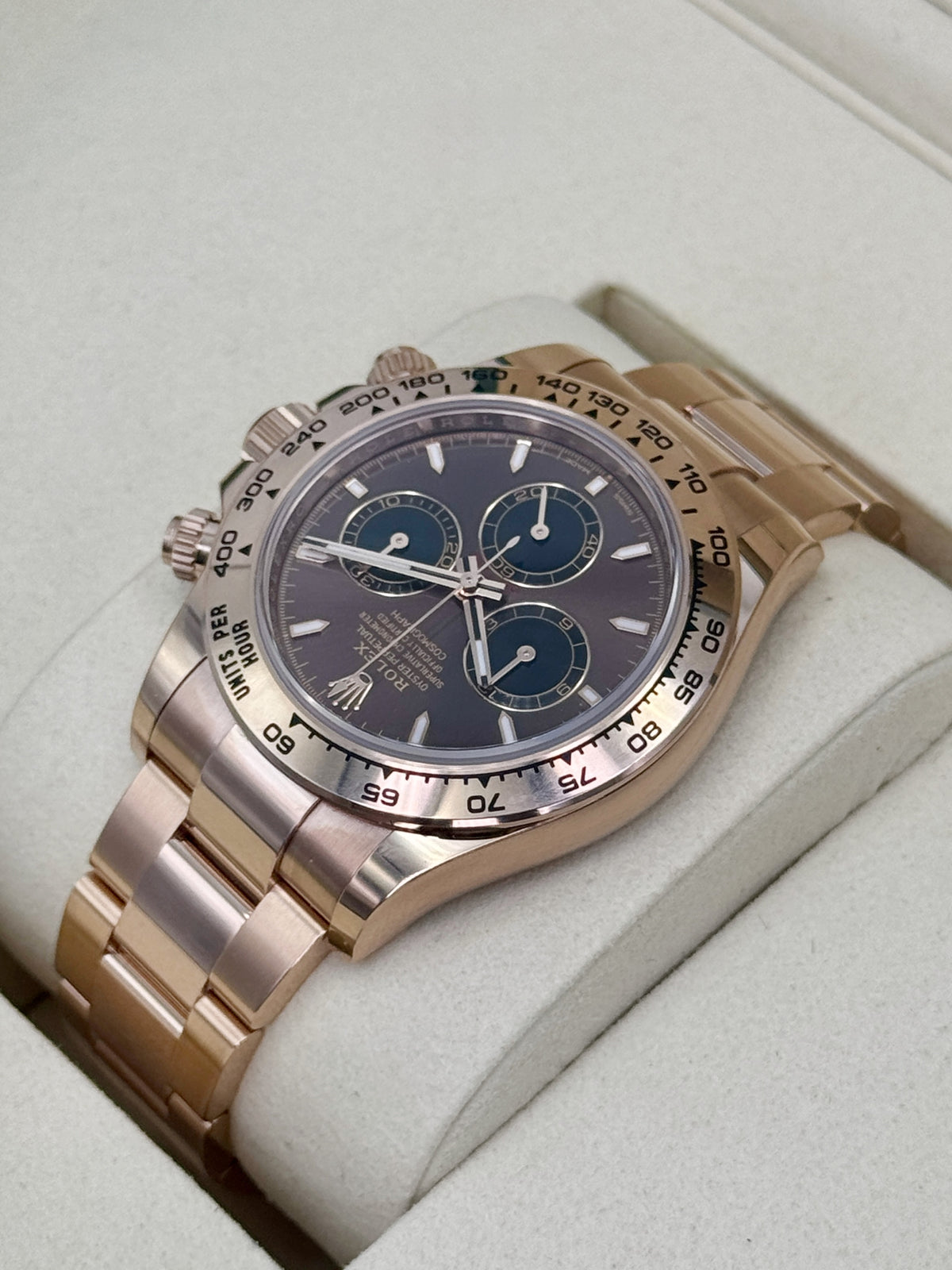 2025 Rolex Daytona 40mm 126505 Rose Gold Chocolate Dial