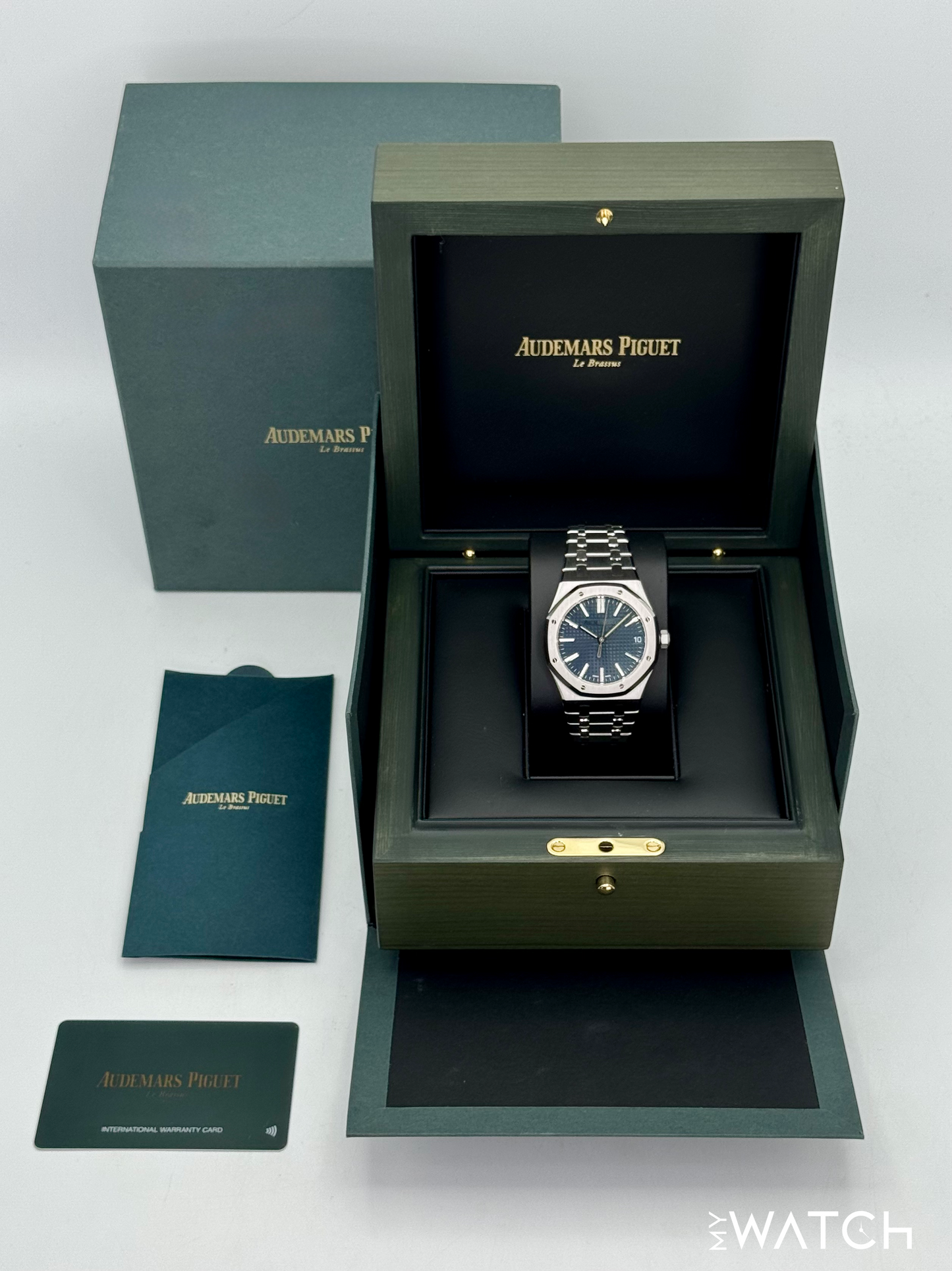 2023 Audemars Piguet  Royal Oak  41mm 15510ST Stainless Steel Blue Dial