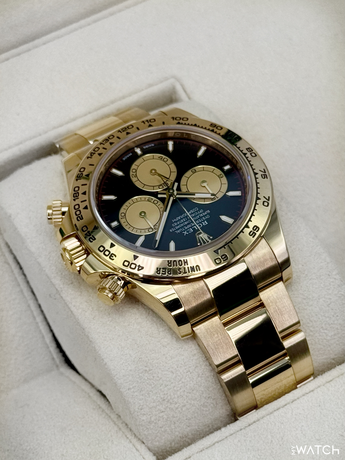2025 Rolex Daytona "Paul Newman" 40mm 126508 18K Yellow Gold Black Dial - MyWatchLLC