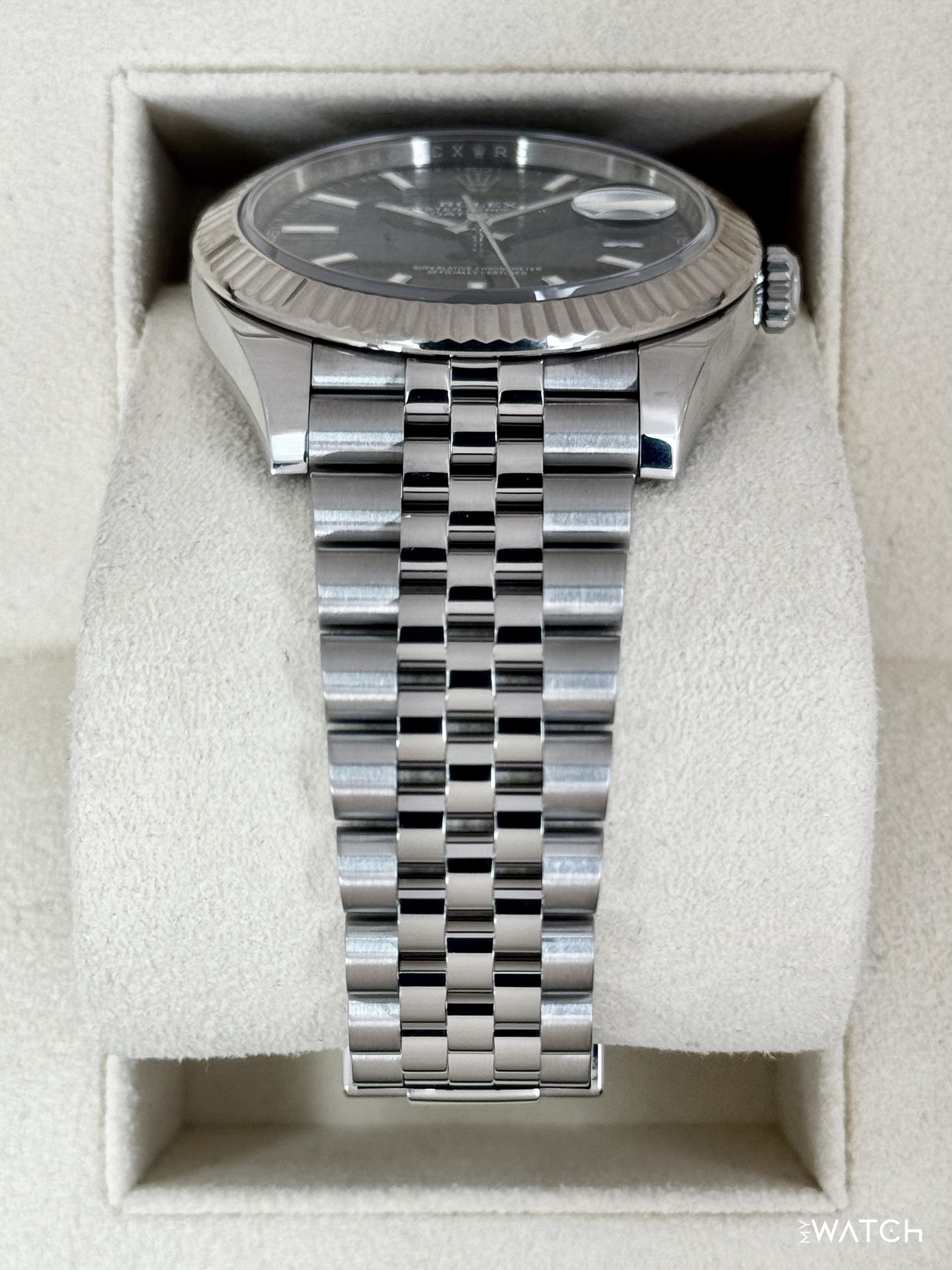 2023 Rolex Datejust 41mm 126334 Stainless Steel Jubilee Blue Dial - MyWatchLLC